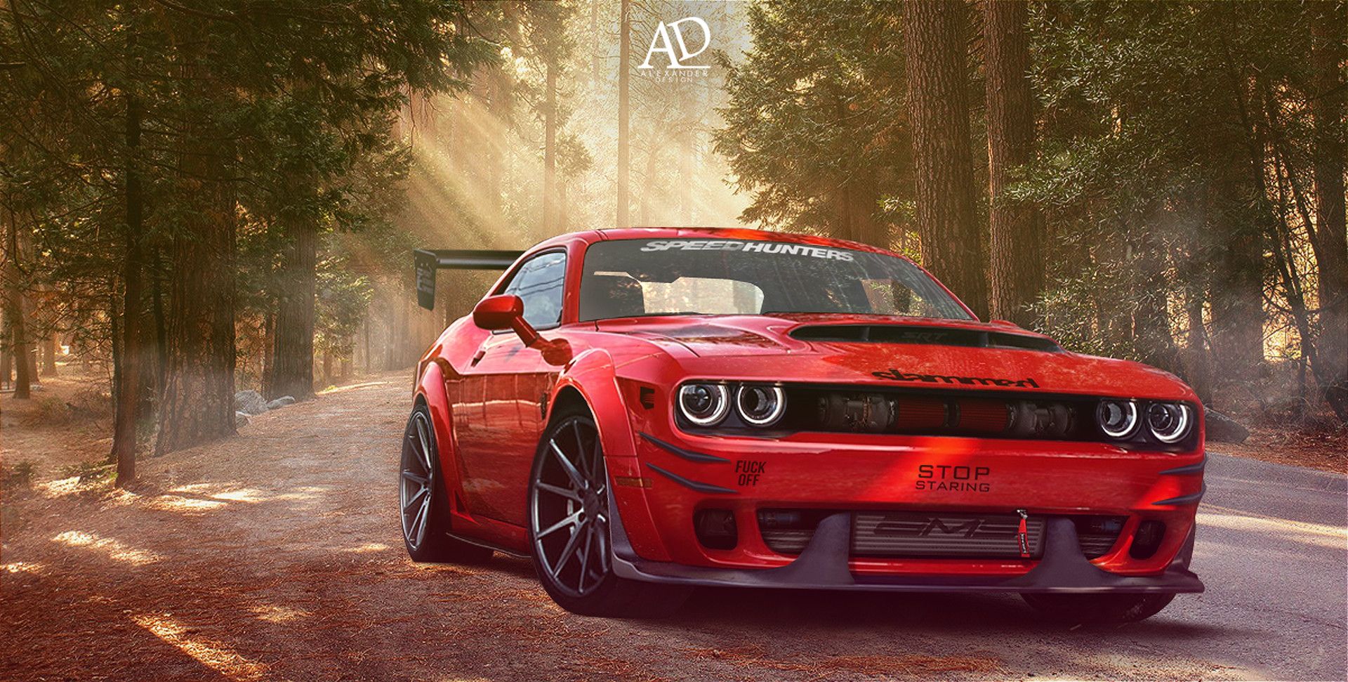 Red Dodge Demon Wallpapers