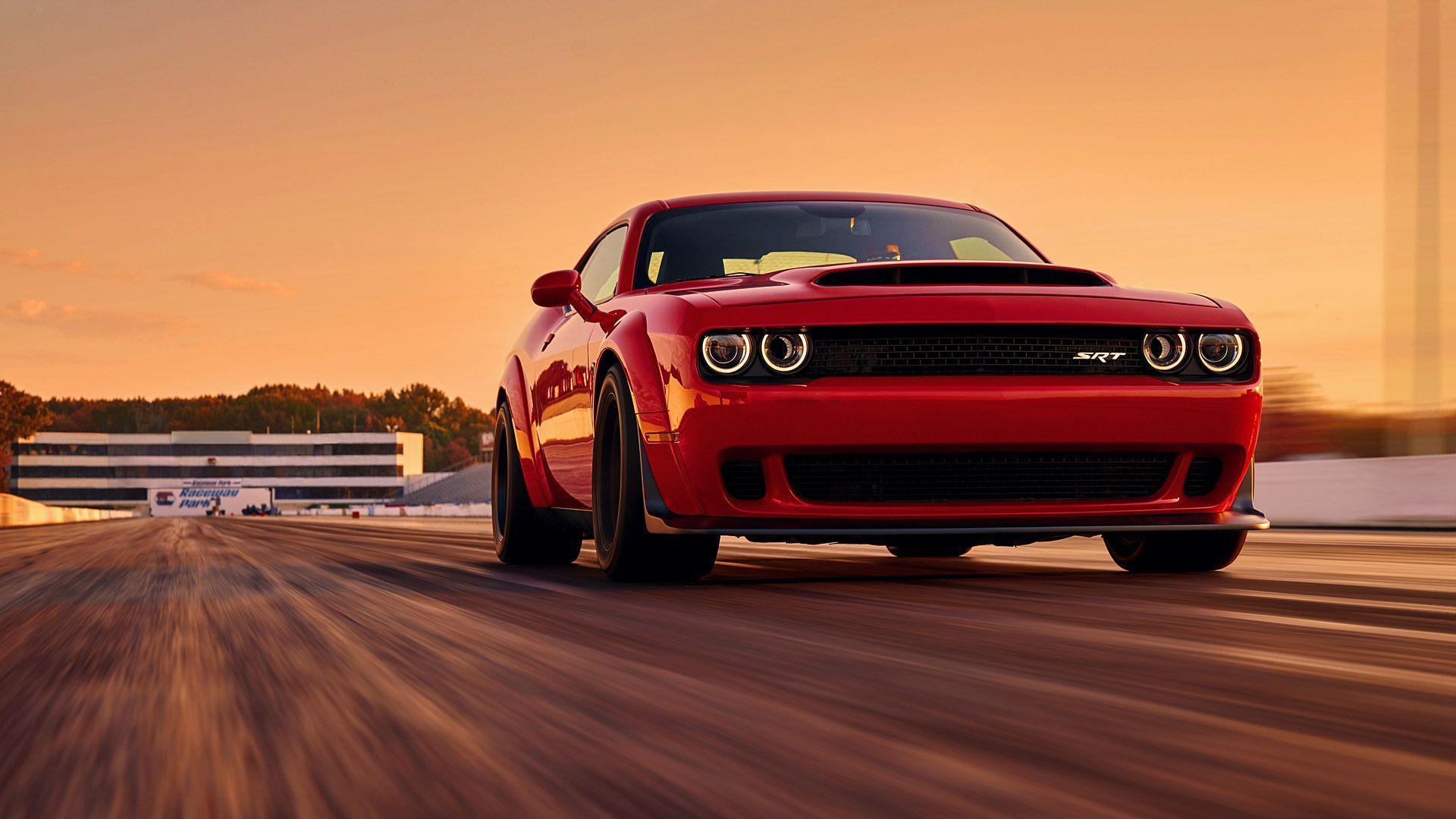 Red Dodge Demon Wallpapers