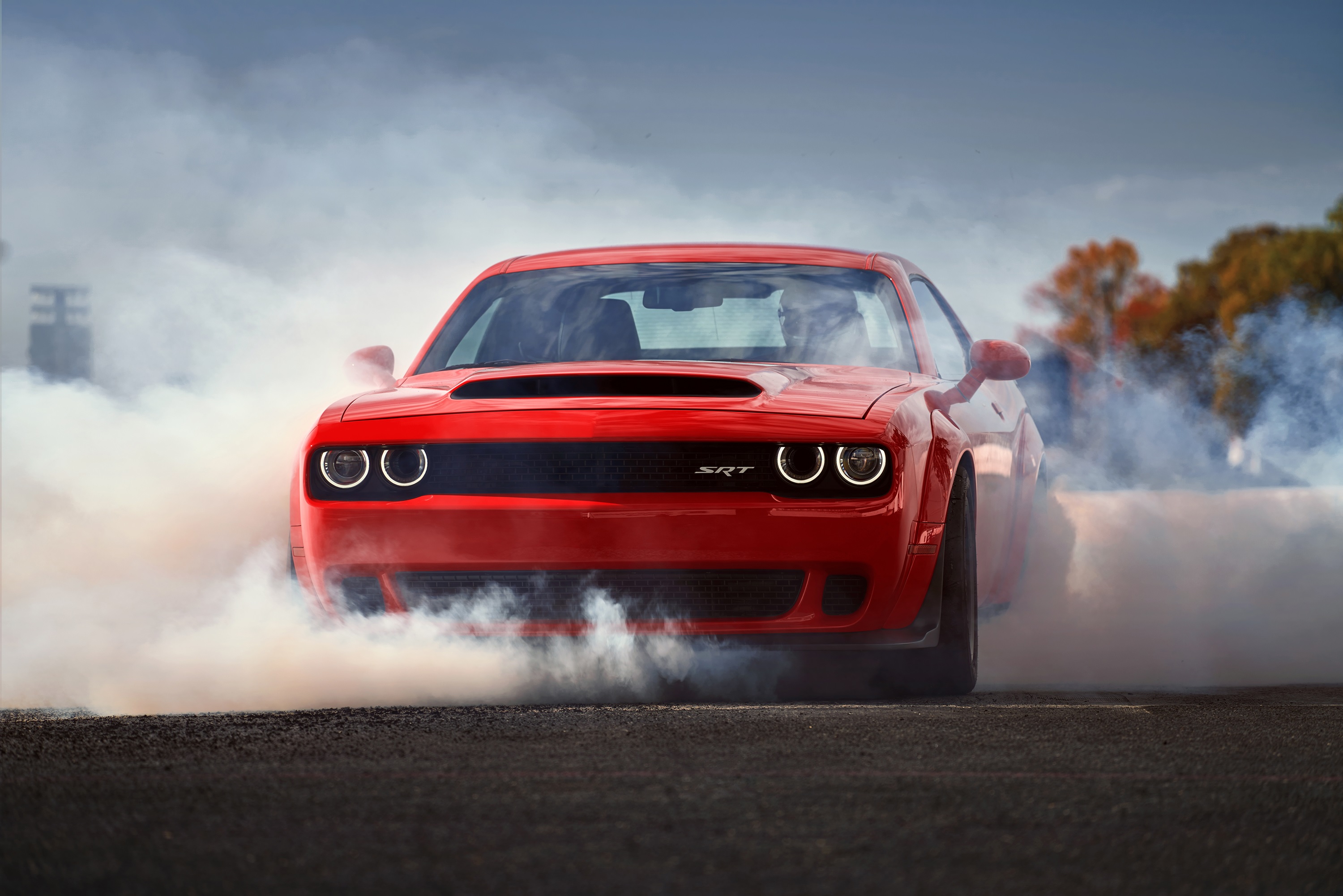 Red Dodge Demon Wallpapers