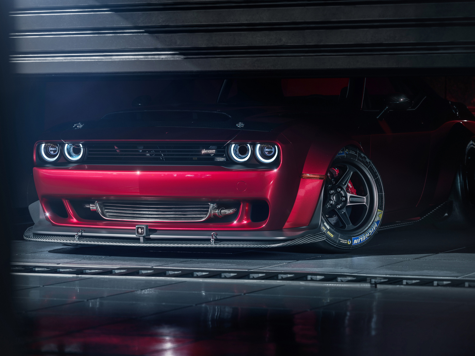 Red Dodge Demon Wallpapers