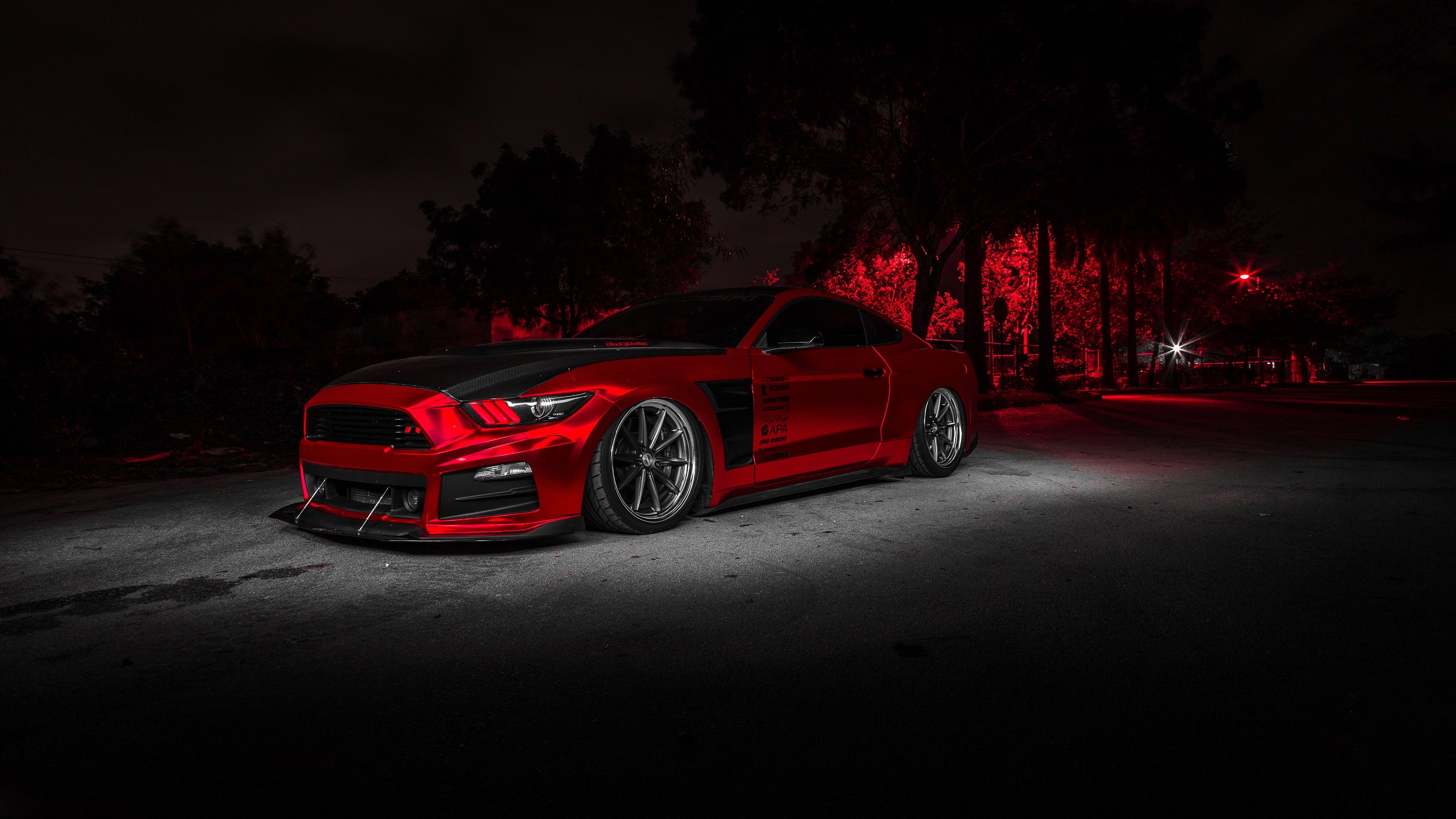 Red Ford Mustang Wallpapers