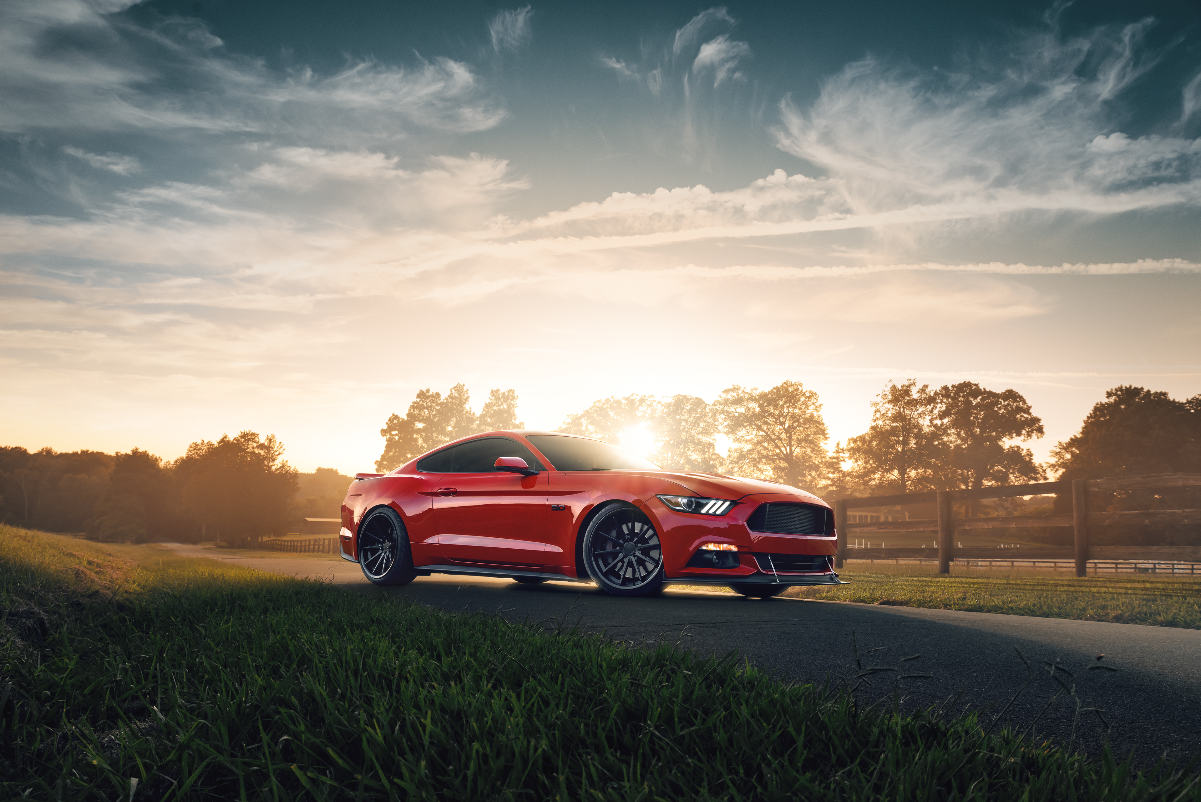 Red Ford Mustang Wallpapers