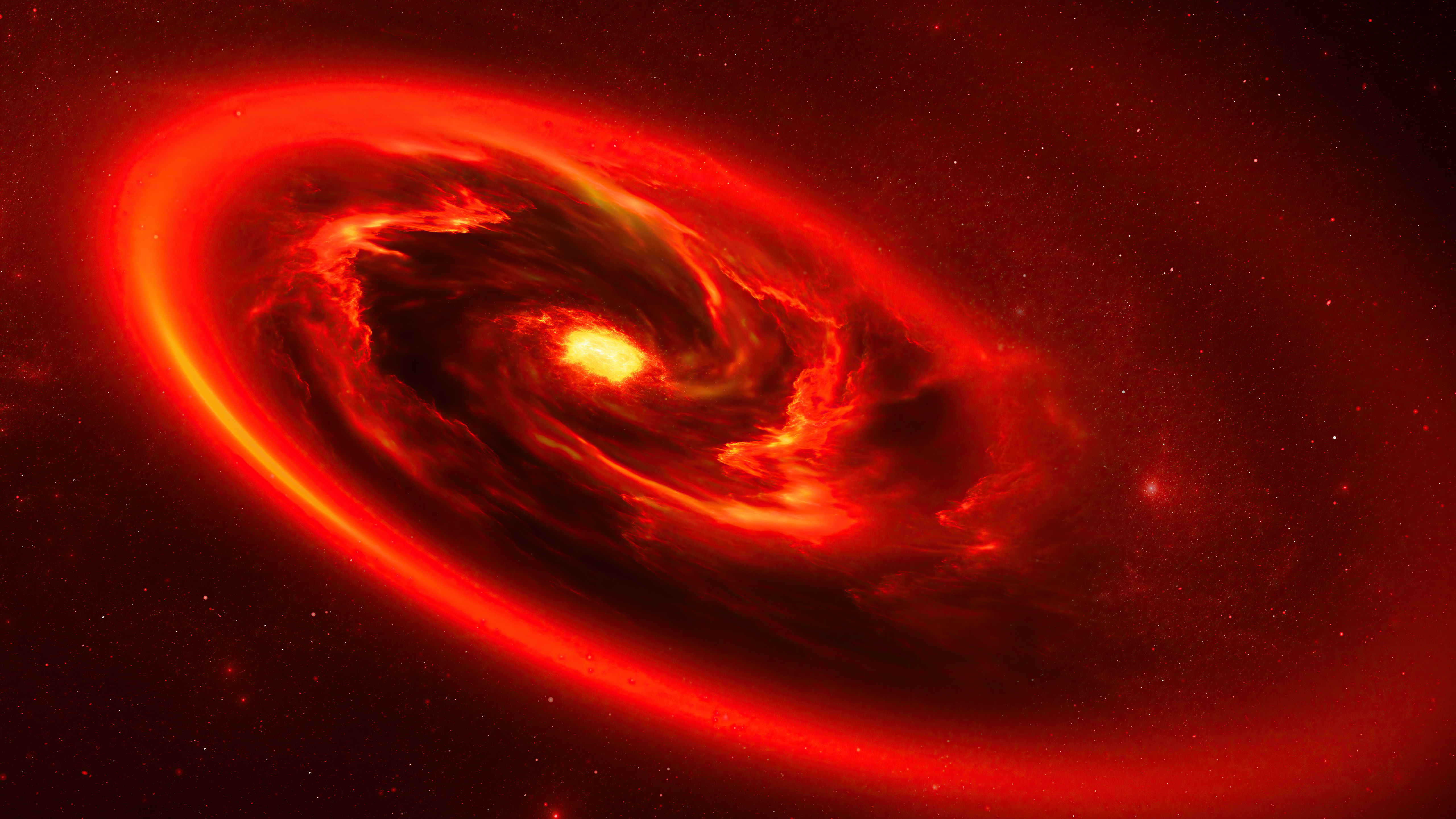 Red Galaxy Hd Wallpapers