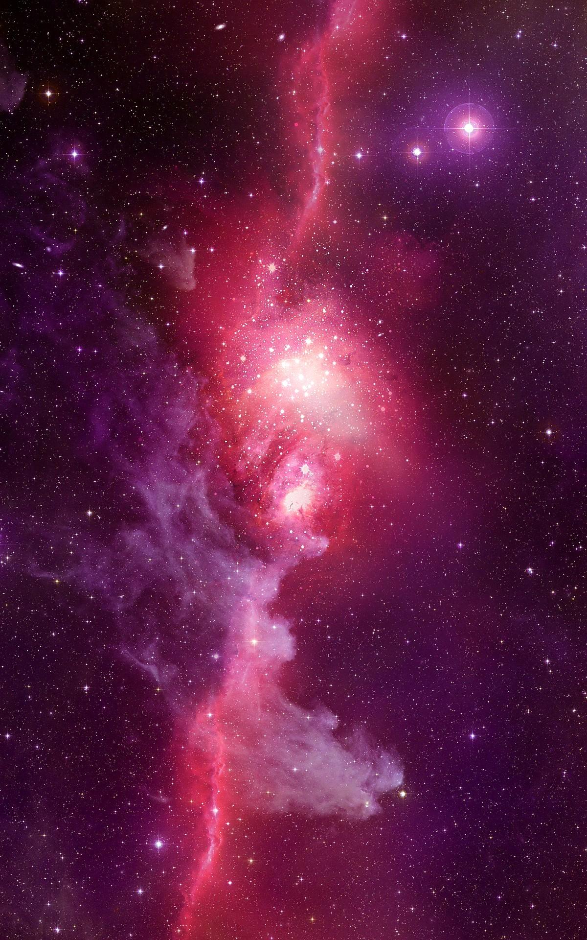 Red Galaxy Phone Wallpapers