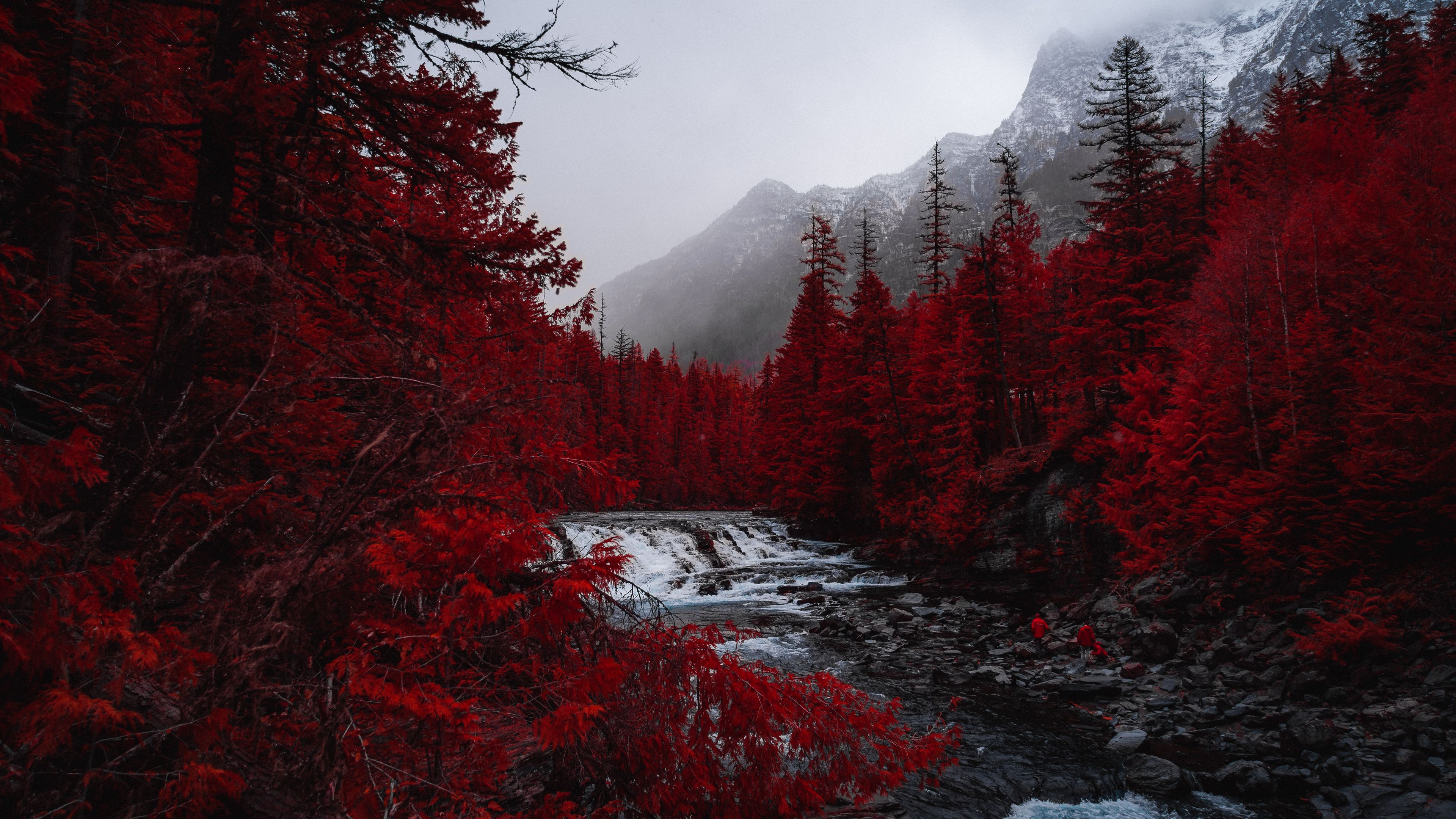 Red Landscape Wallpapers