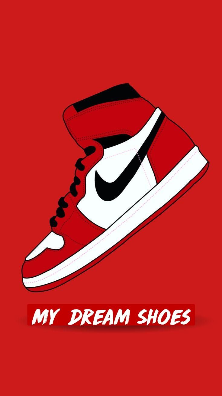 Red Nikes Shoes Wallpapers