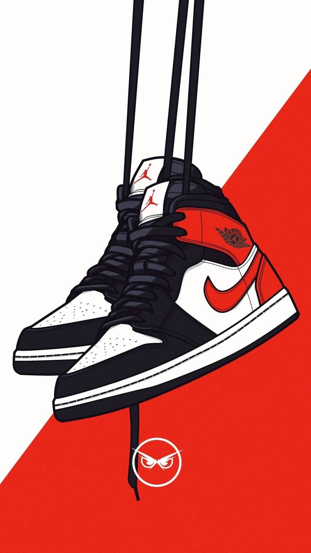 Red Nikes Shoes Wallpapers