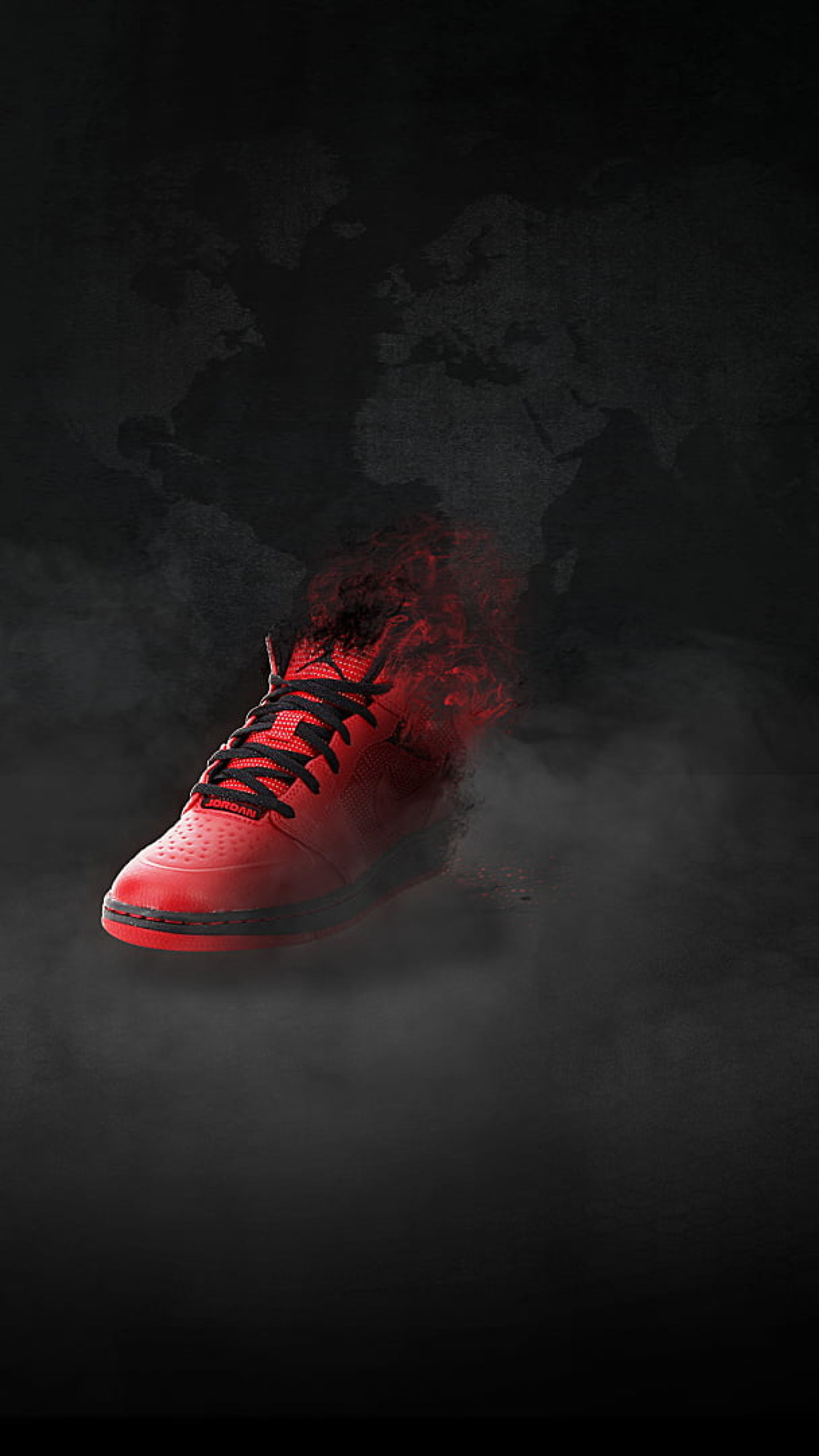 Red Nikes Shoes Wallpapers