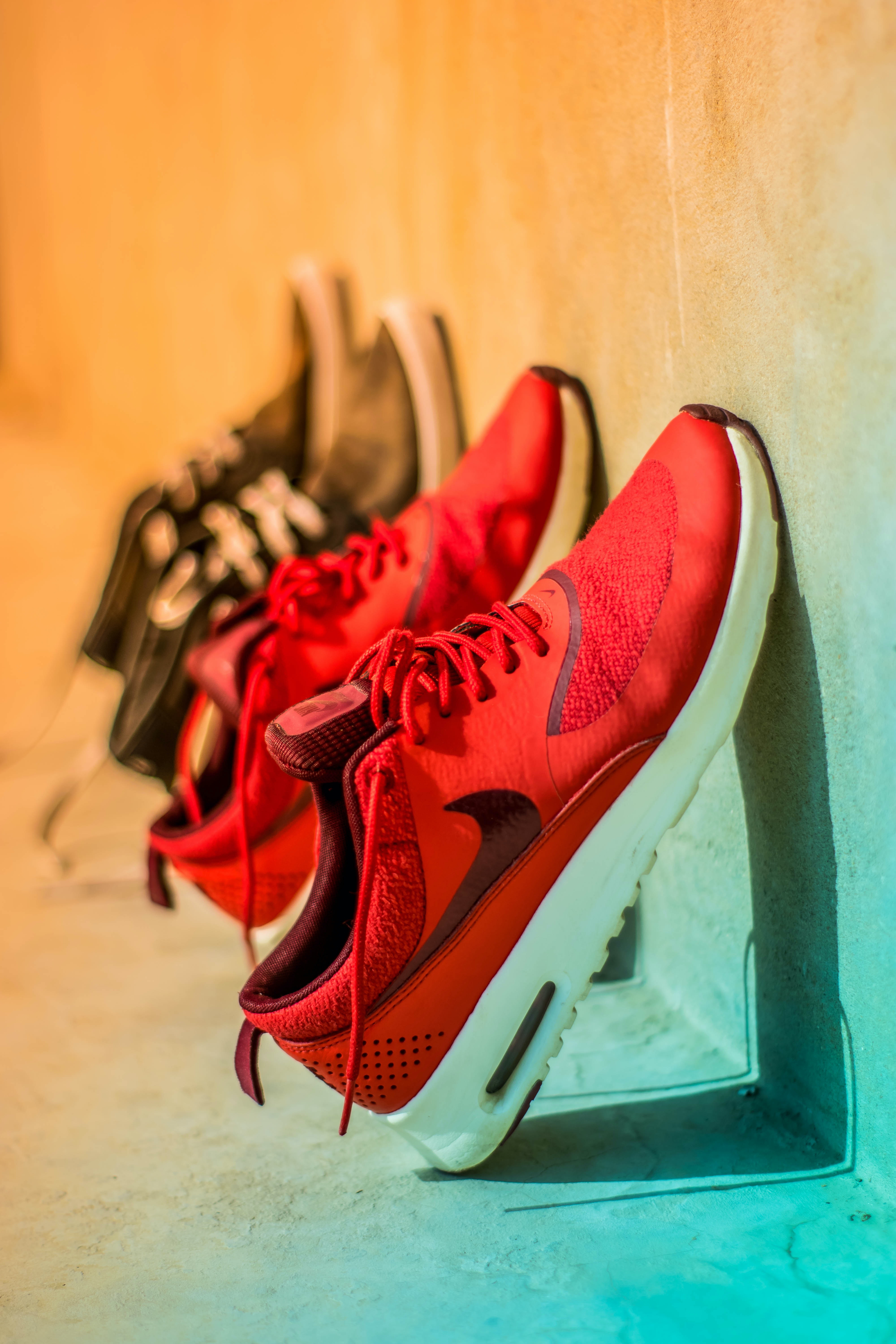 Red Nikes Shoes Wallpapers