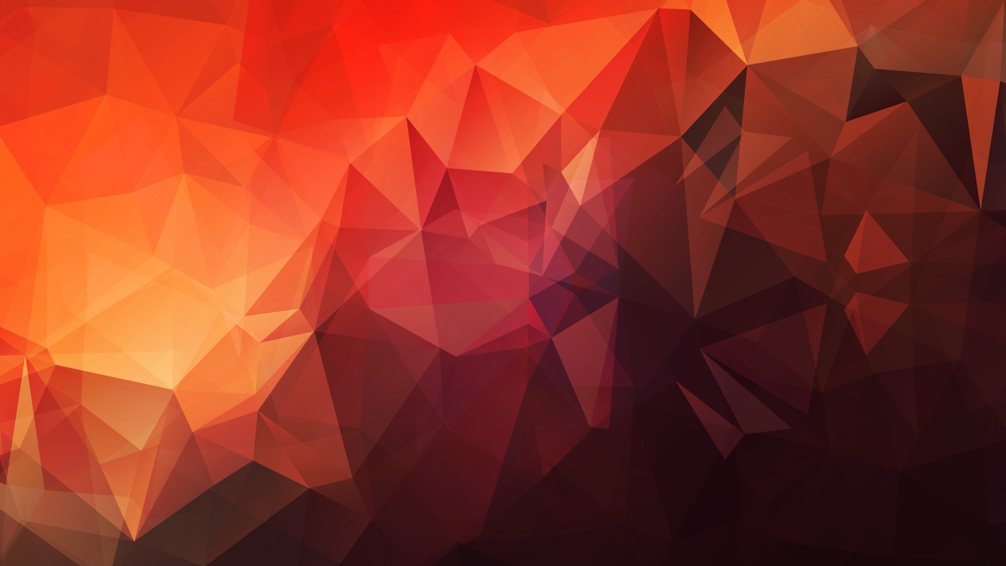 Red Polygon Wallpapers