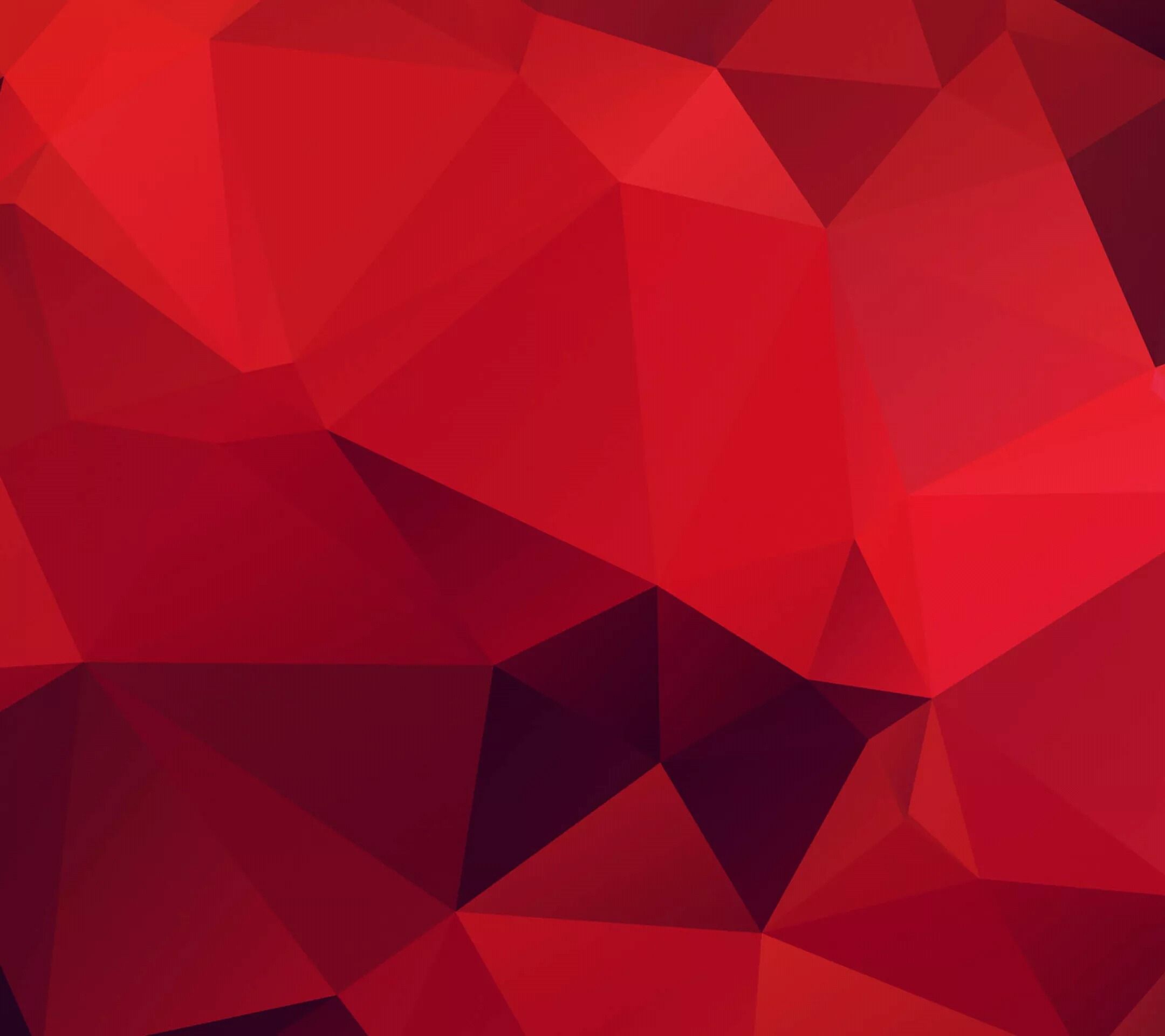 Red Polygon Wallpapers