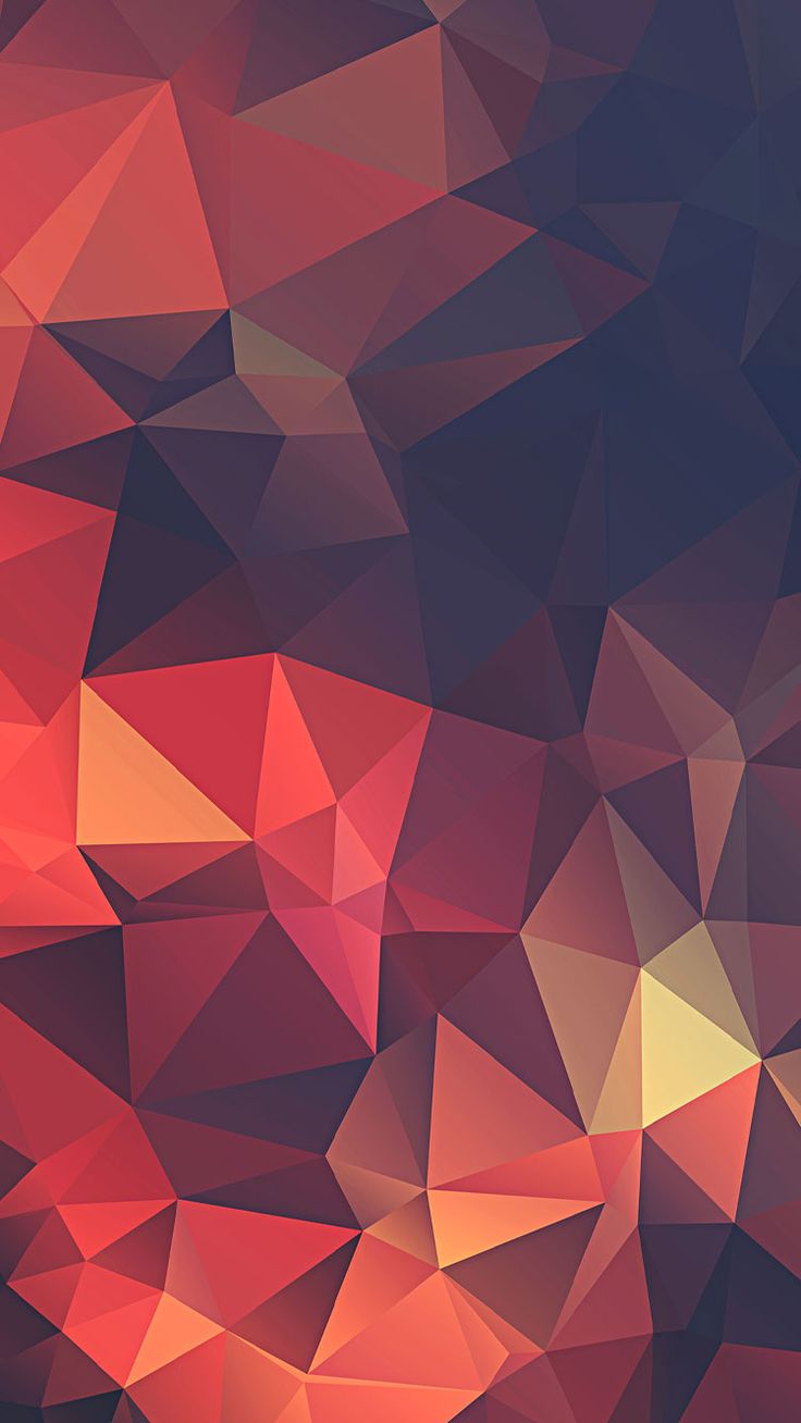 Red Polygon Wallpapers