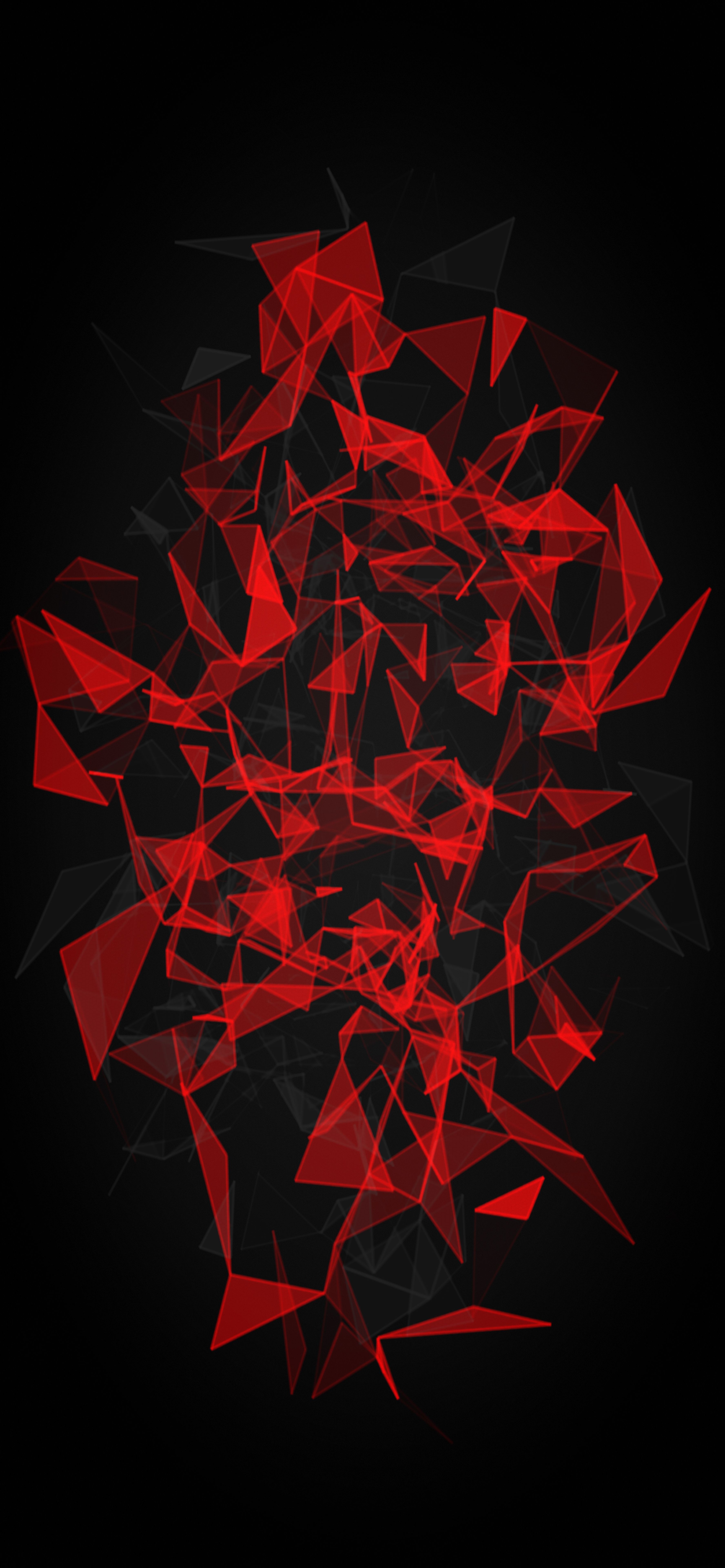 Red Polygon Wallpapers