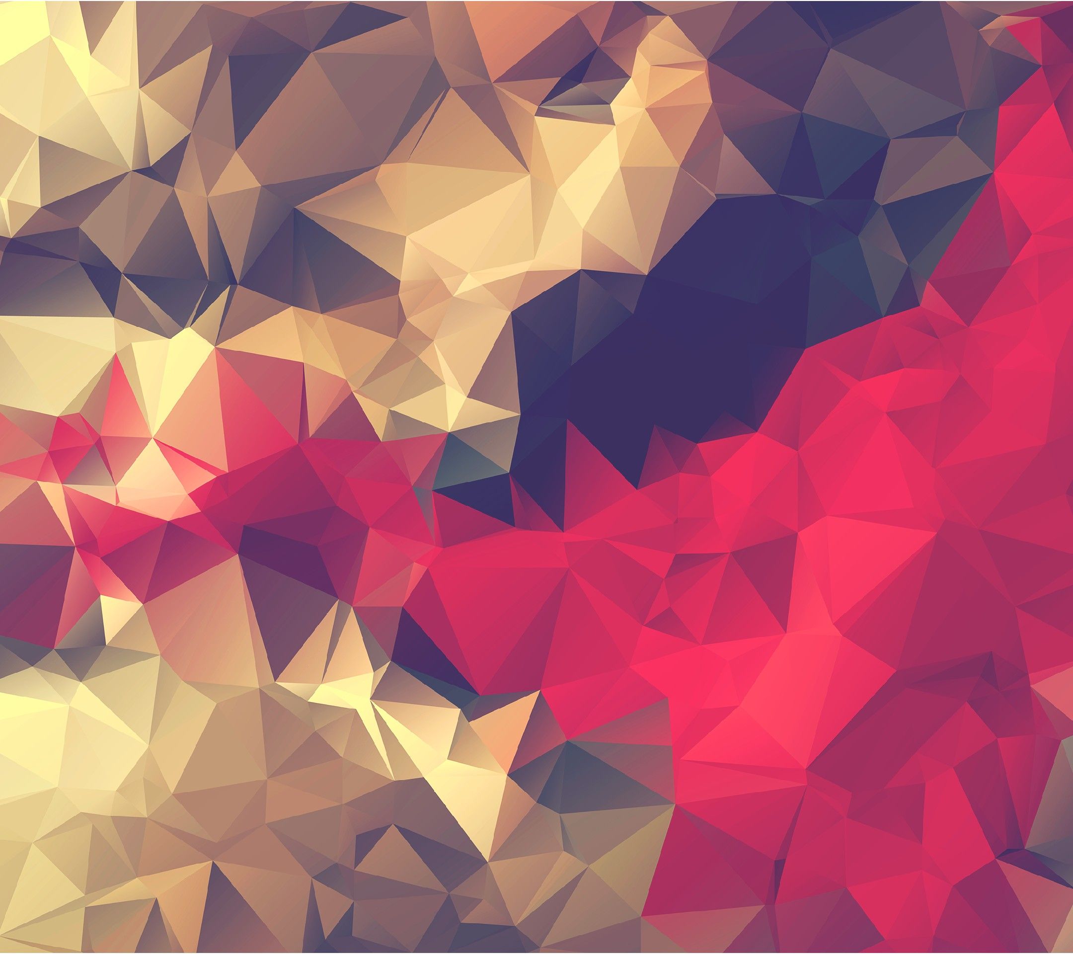 Red Polygon Wallpapers