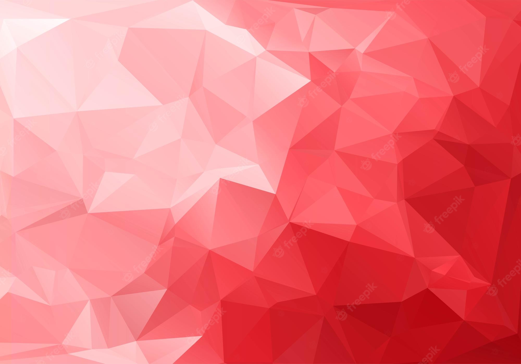 Red Polygon Wallpapers