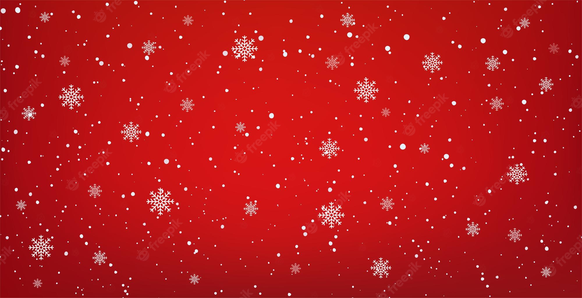 Red Snowflake Wallpapers