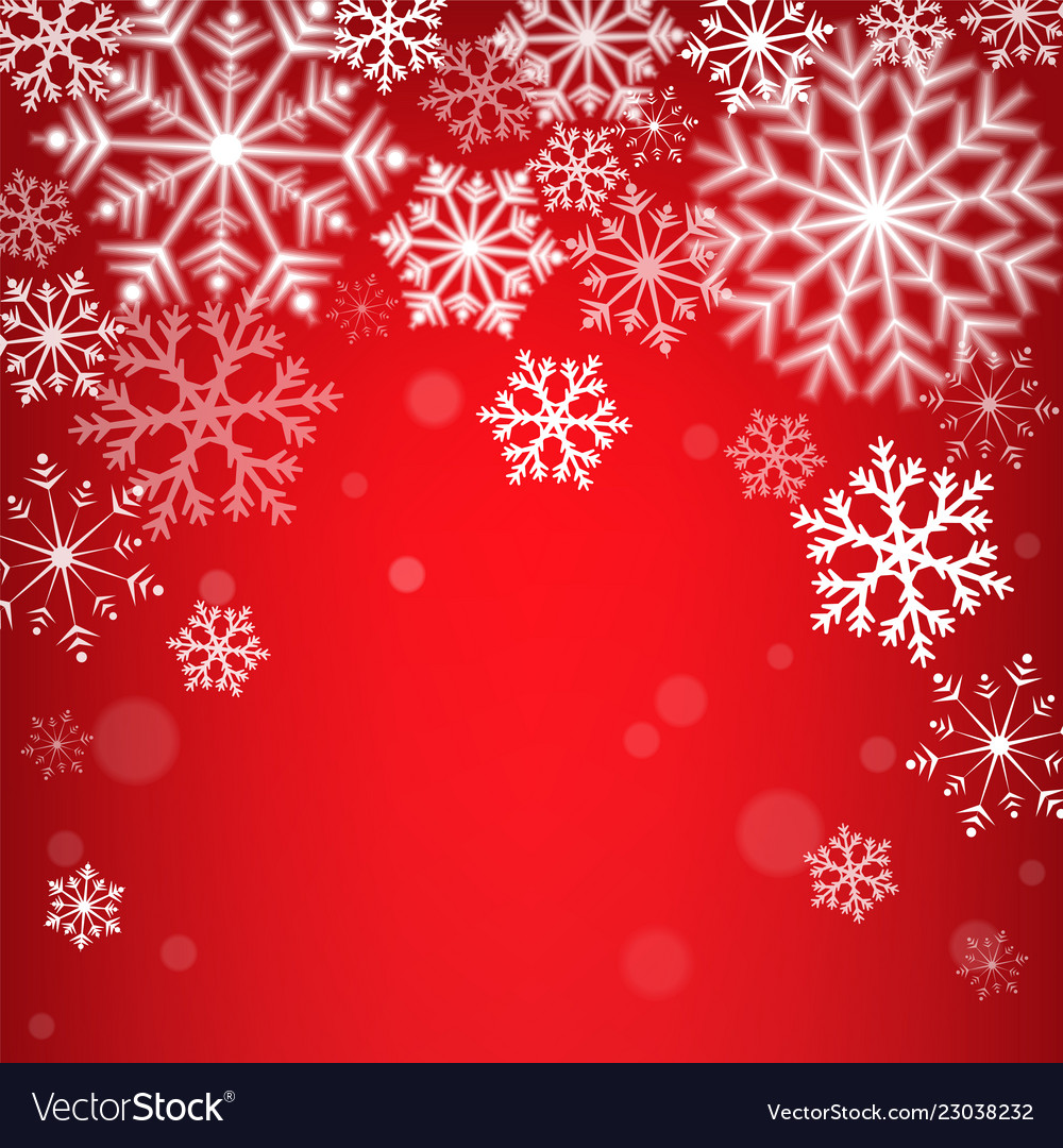 Red Snowflake Wallpapers