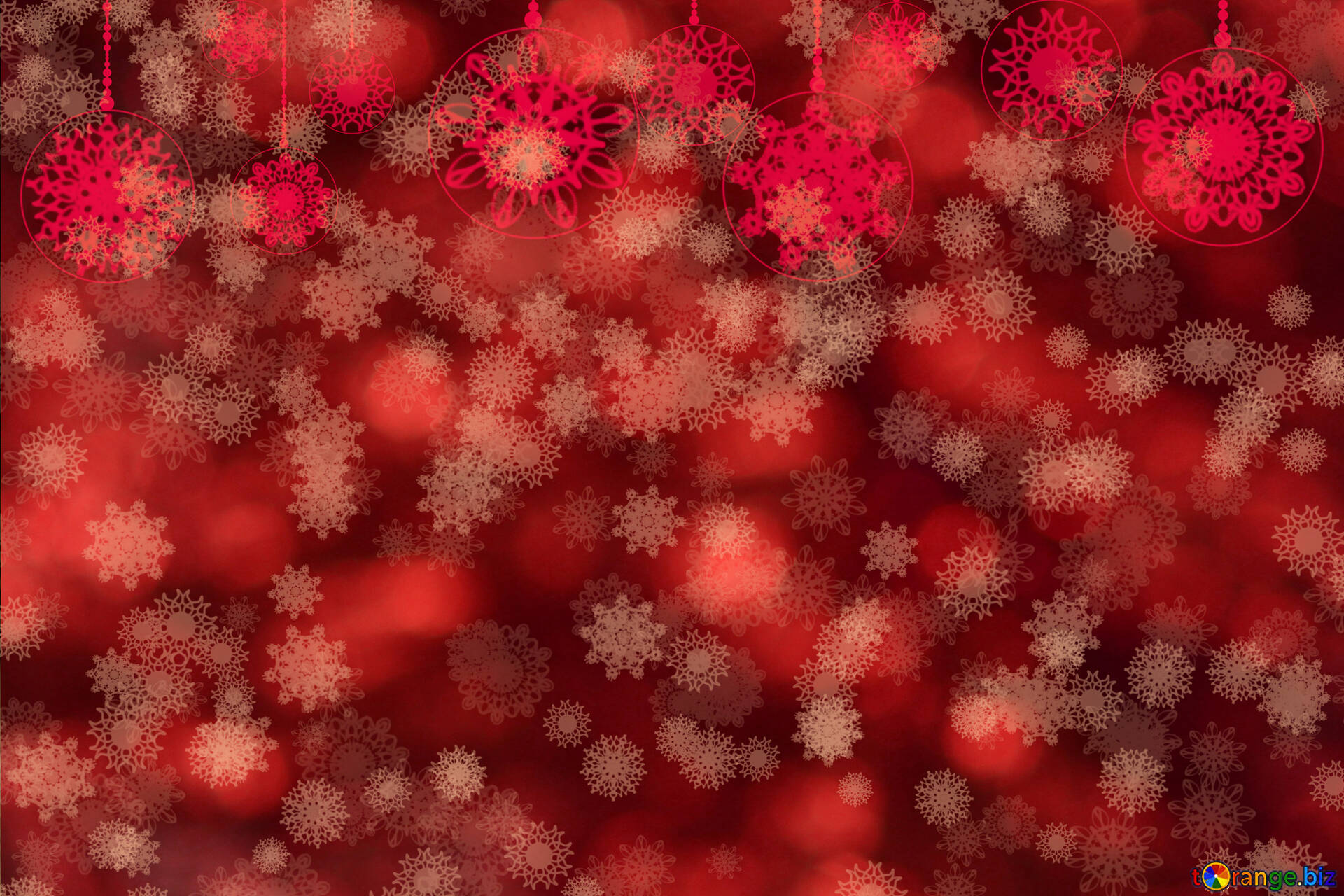 Red Snowflake Wallpapers