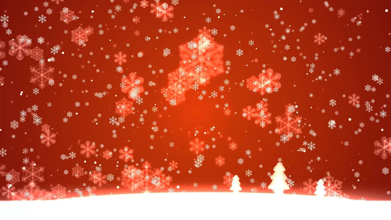 Red Snowflake Wallpapers