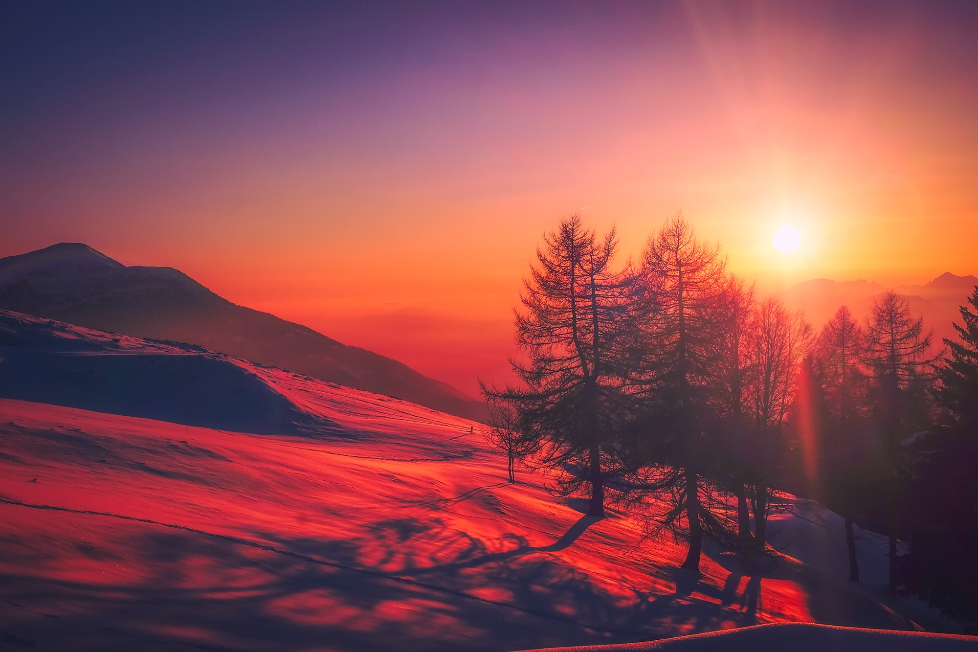 Red Sunrise Wallpapers