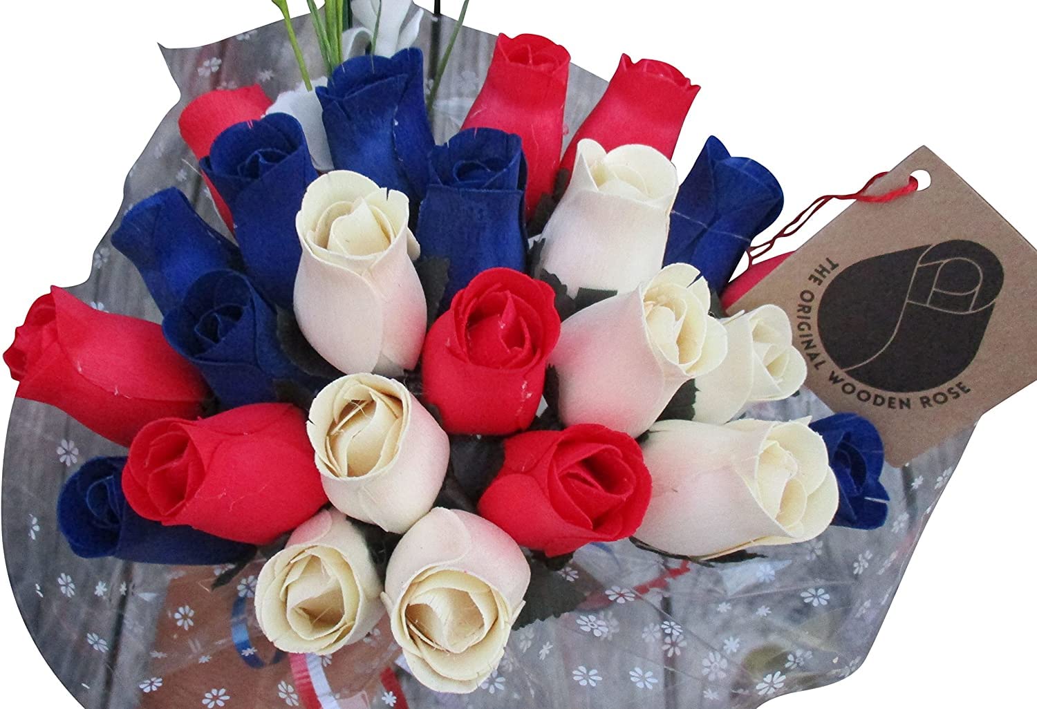 Red White And Blue Flowers Wallpapers