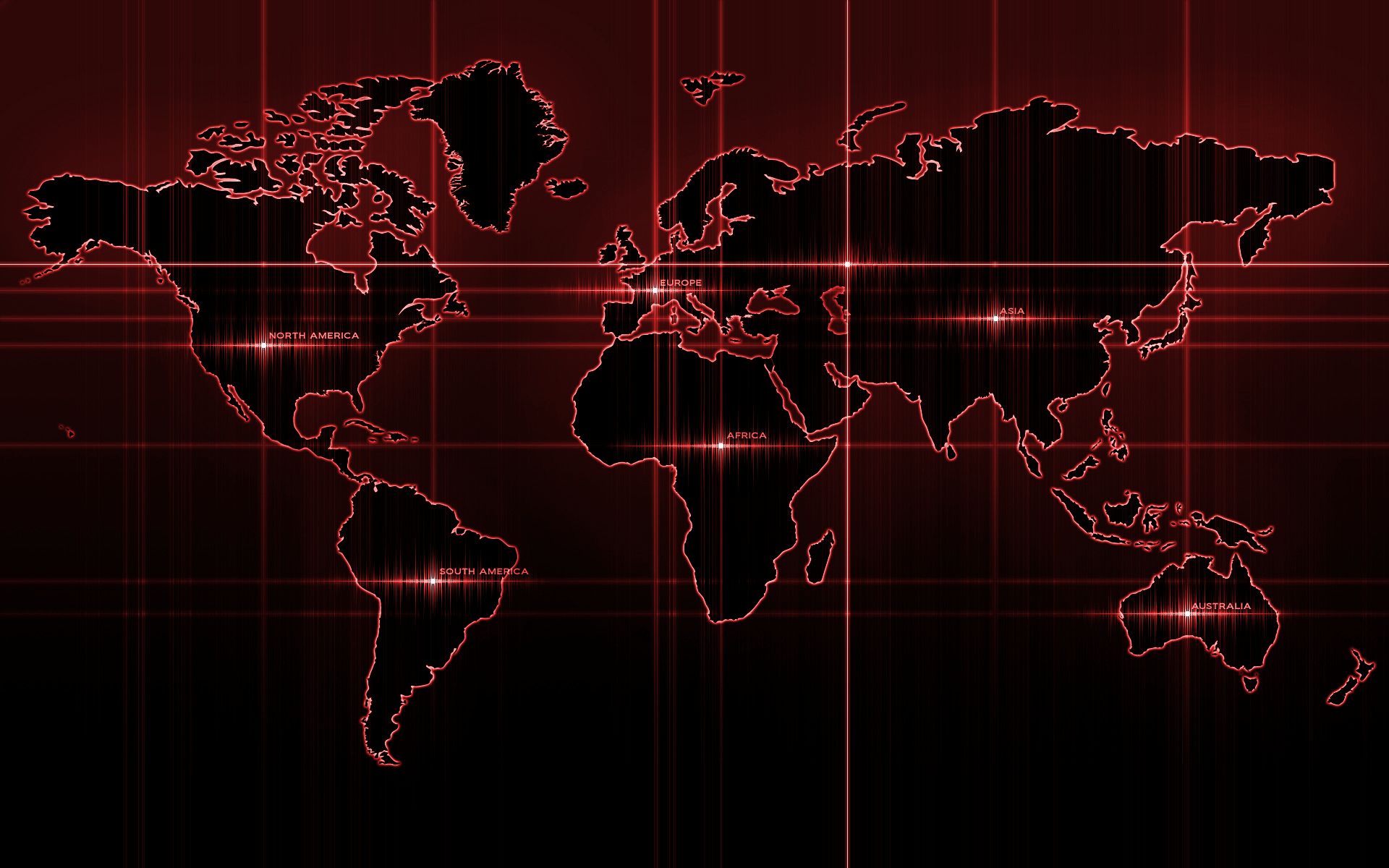 Red World Map Wallpapers