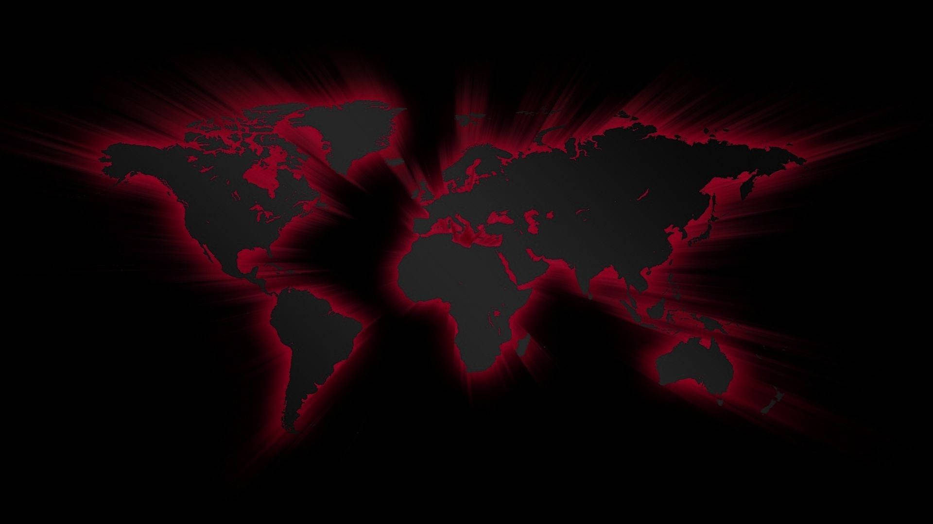 Red World Map Wallpapers