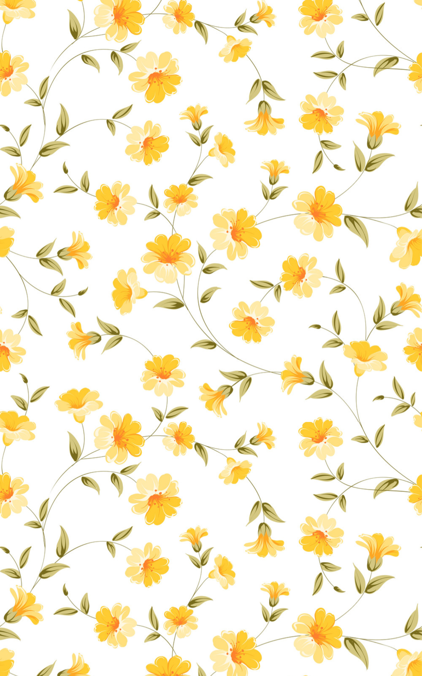 Yellow Aesthetic Flower Desktop Wallpapers