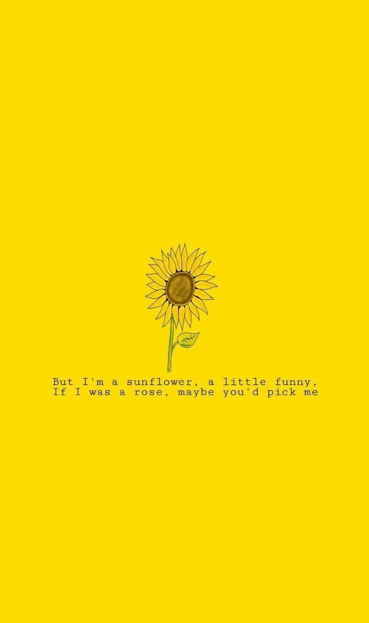 Yellow Aesthetic Quotes Desktop Wallpapers