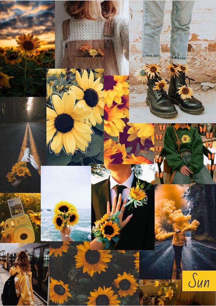 Yellow Aesthetic Sunflower Wallpapers