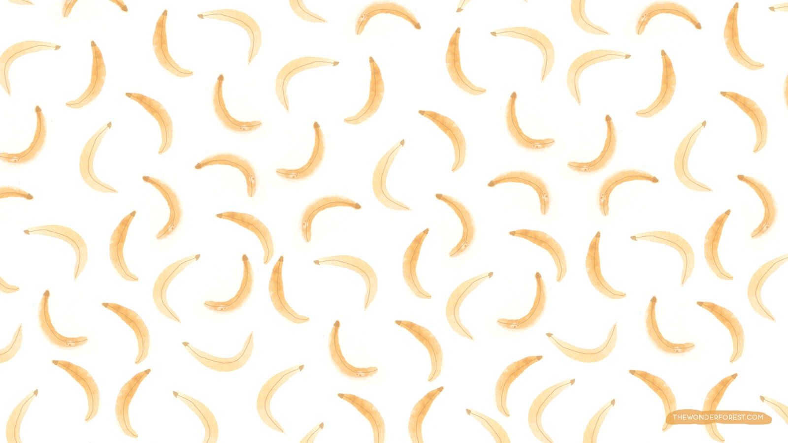 Yellow Banana Aesthetic Computer Wallpapers