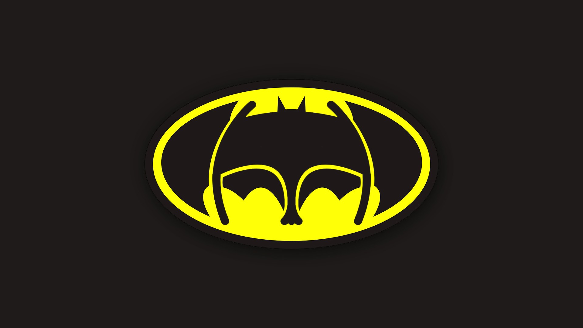 Yellow Batman Sign Wallpapers