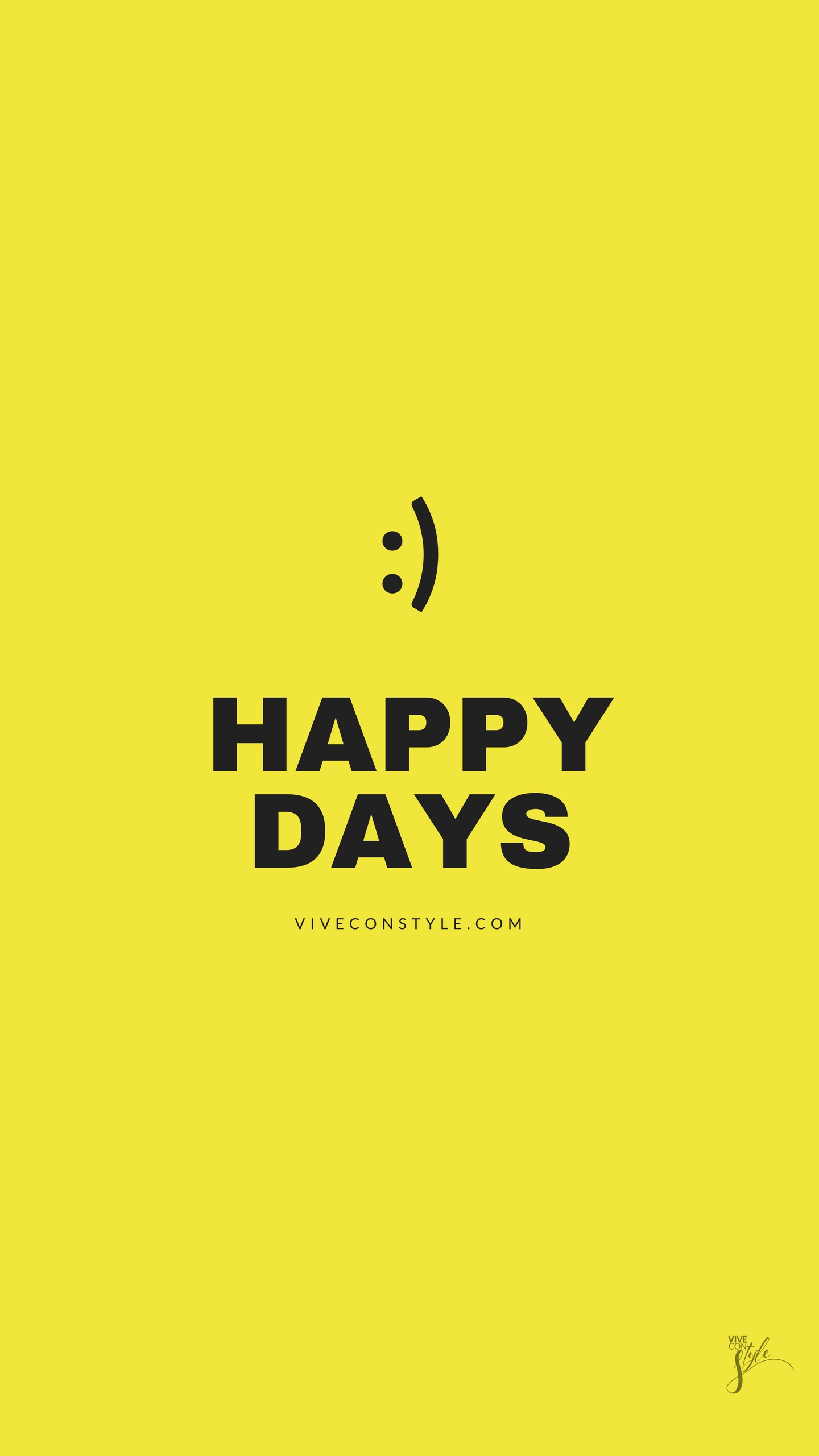 Yellow Be Happy Wallpapers