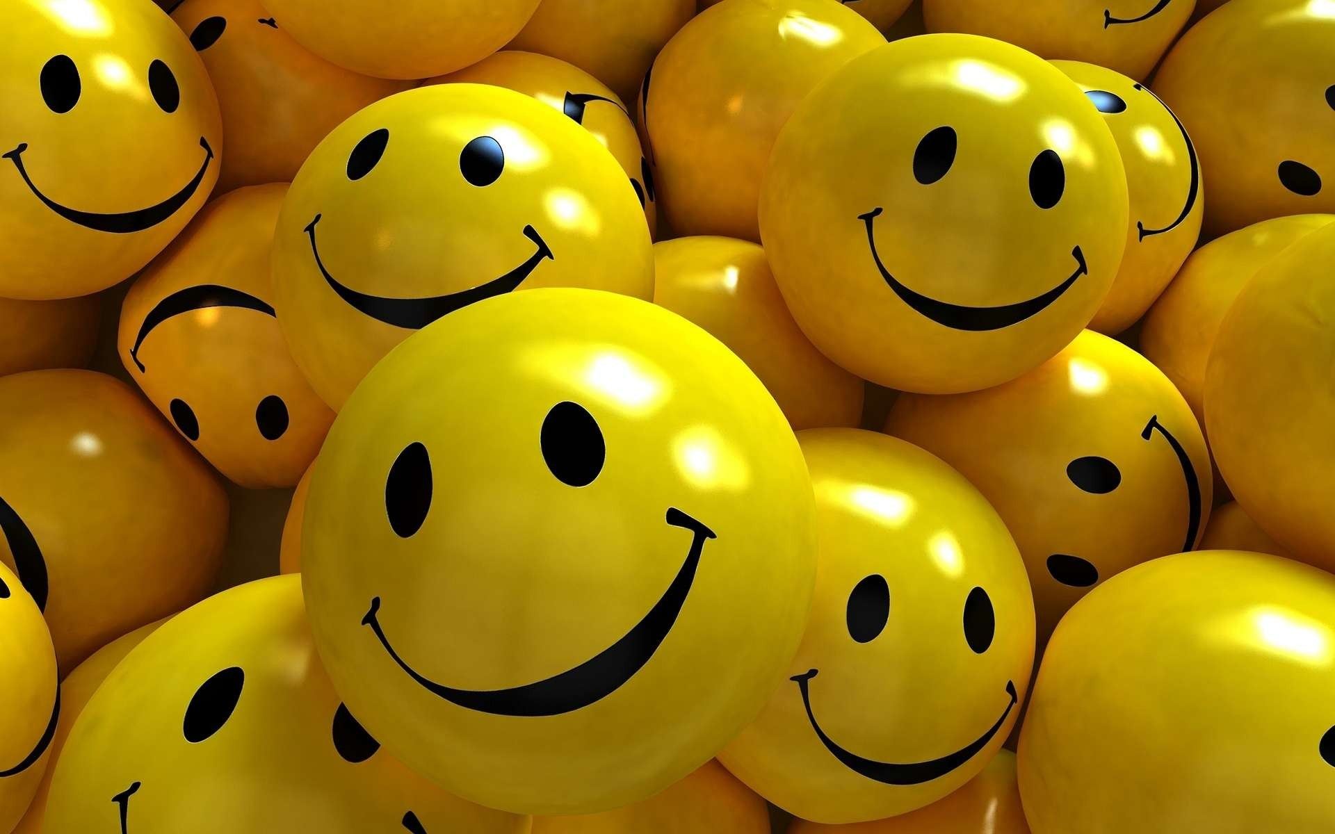 Yellow Be Happy Wallpapers