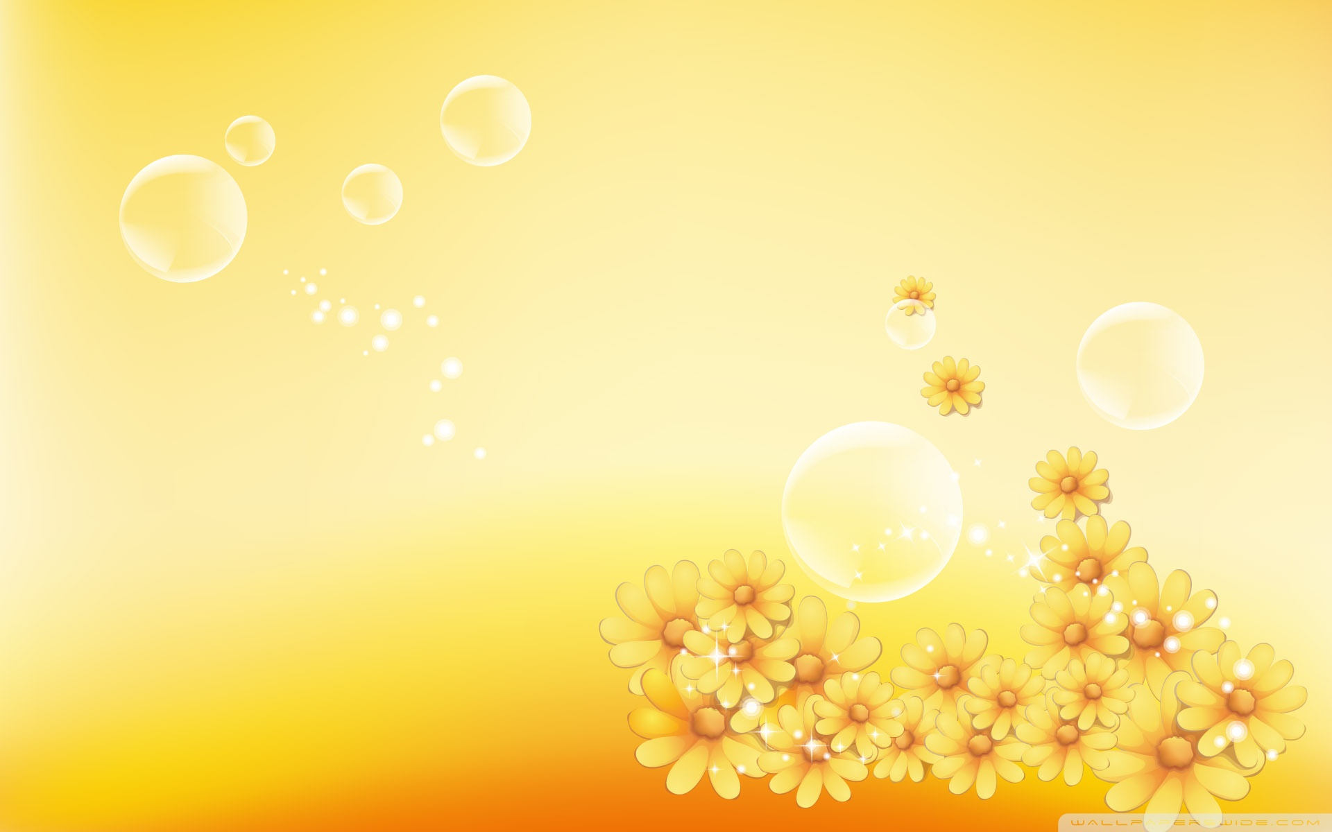 Yellow Bubble Wallpapers