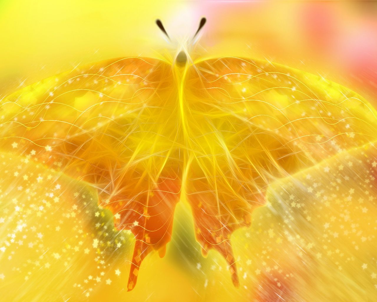 Yellow Butterfly Aesthetic Wallpapers