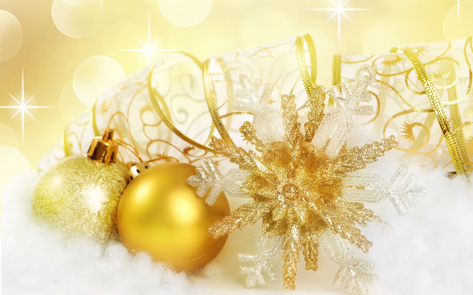 Yellow Christmas Wallpapers