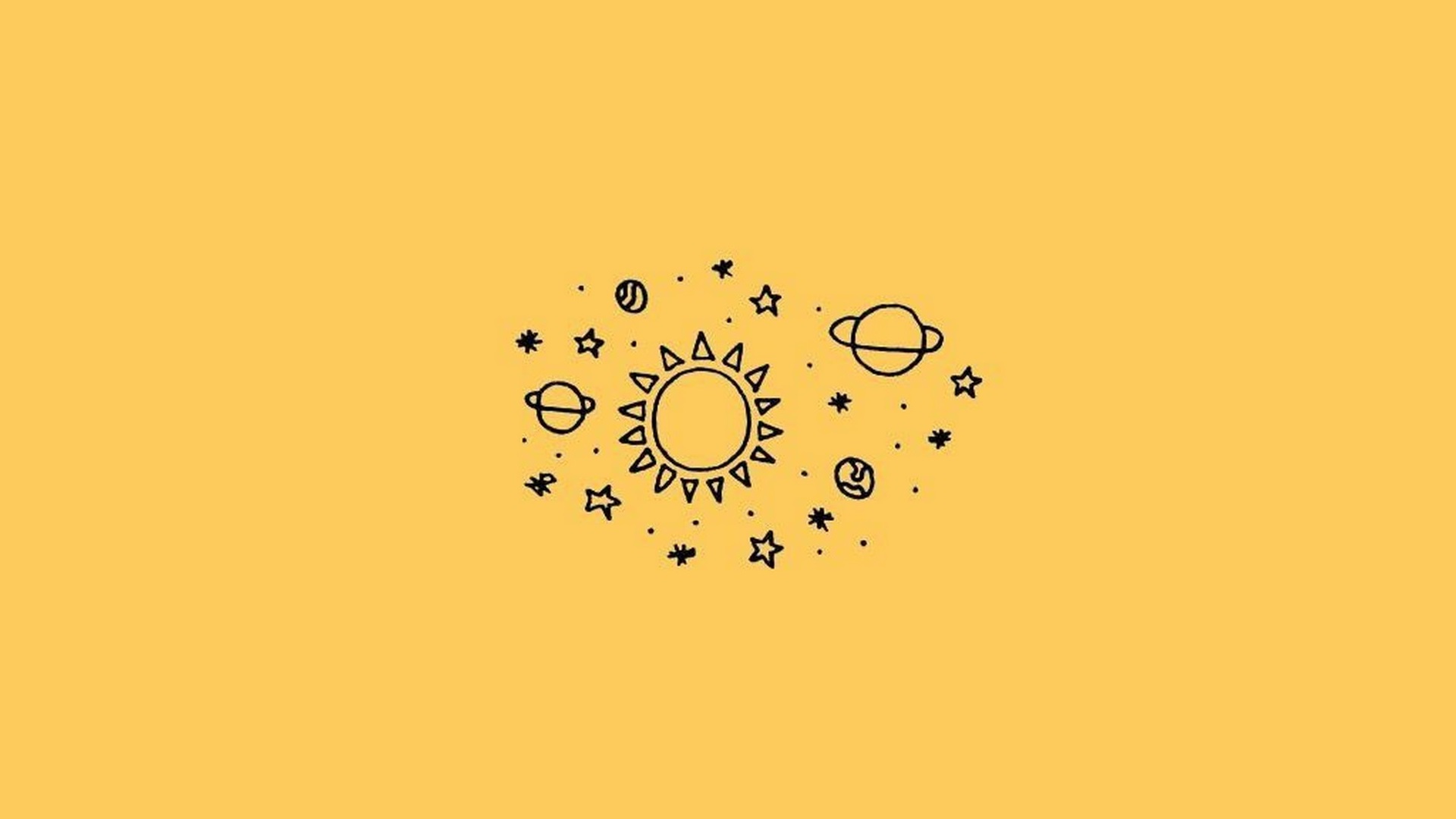 Yellow Cute Aesthetic Wallpapers