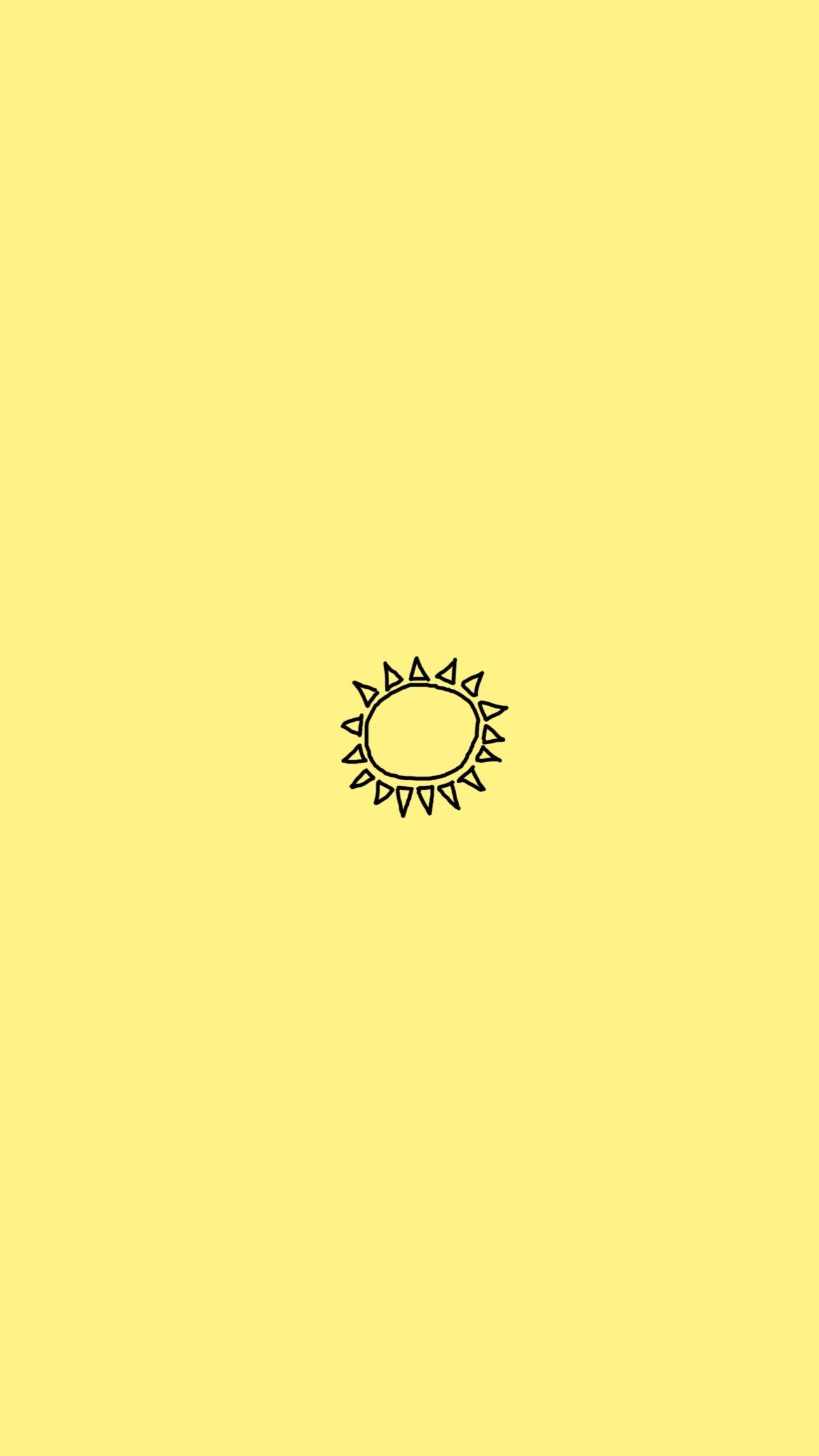 Yellow Cute Aesthetic Wallpapers