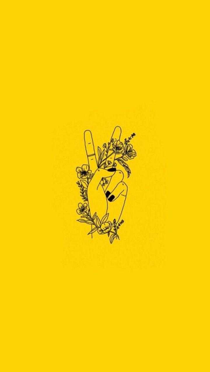 Yellow Cute Aesthetic Wallpapers