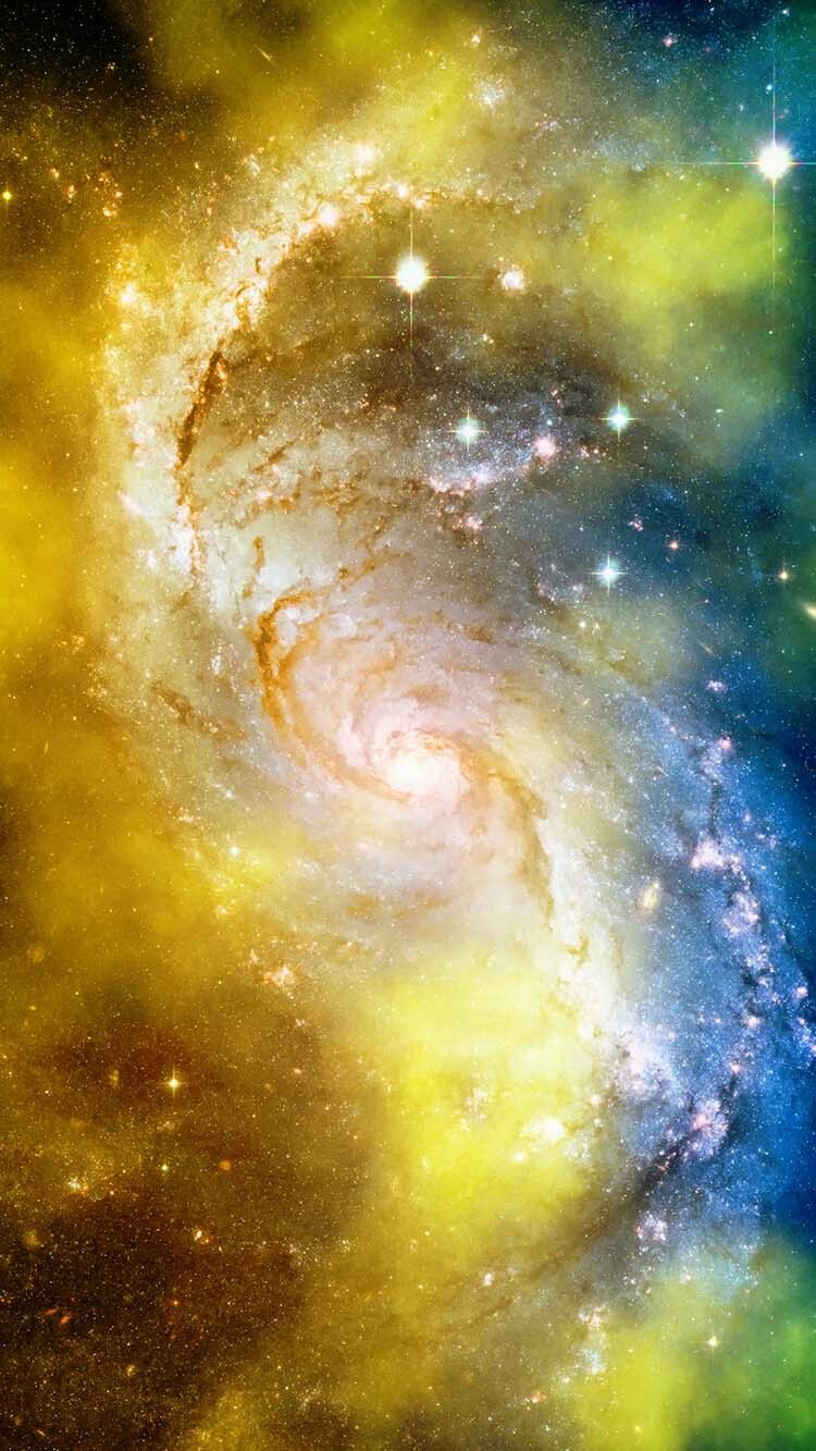 Yellow Galaxy Wallpapers