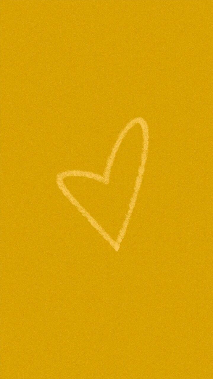 Yellow Hearts Wallpapers