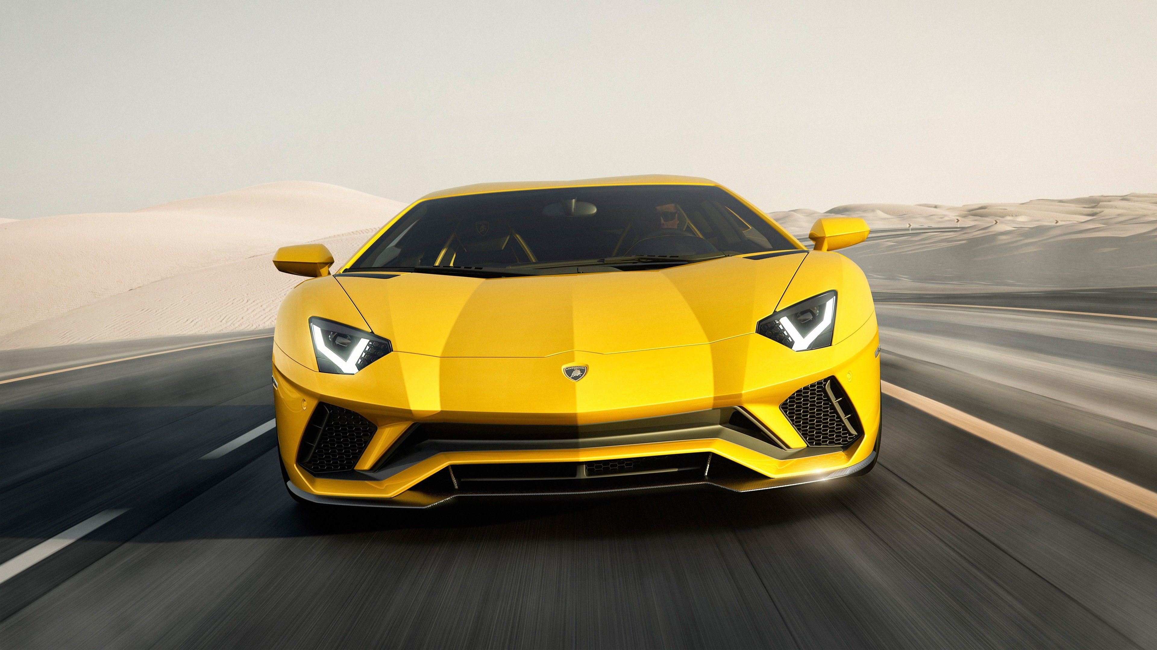 Yellow Lamborghini Aventador Wallpapers