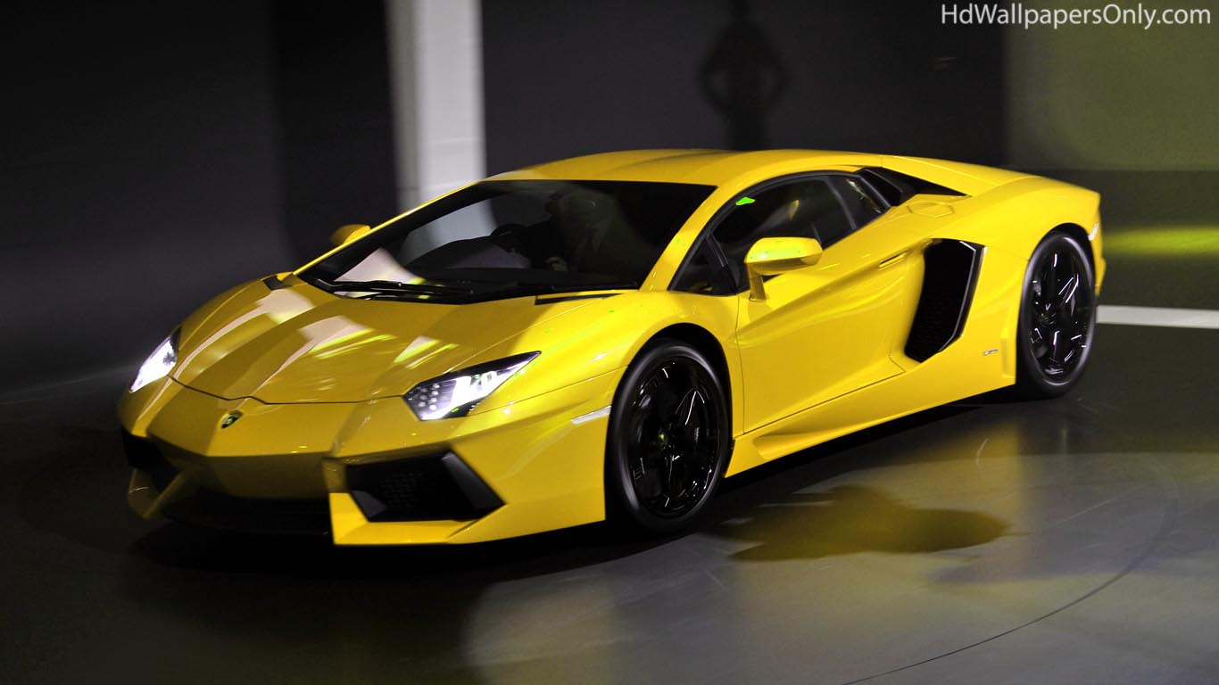 Yellow Lamborghini Aventador Wallpapers