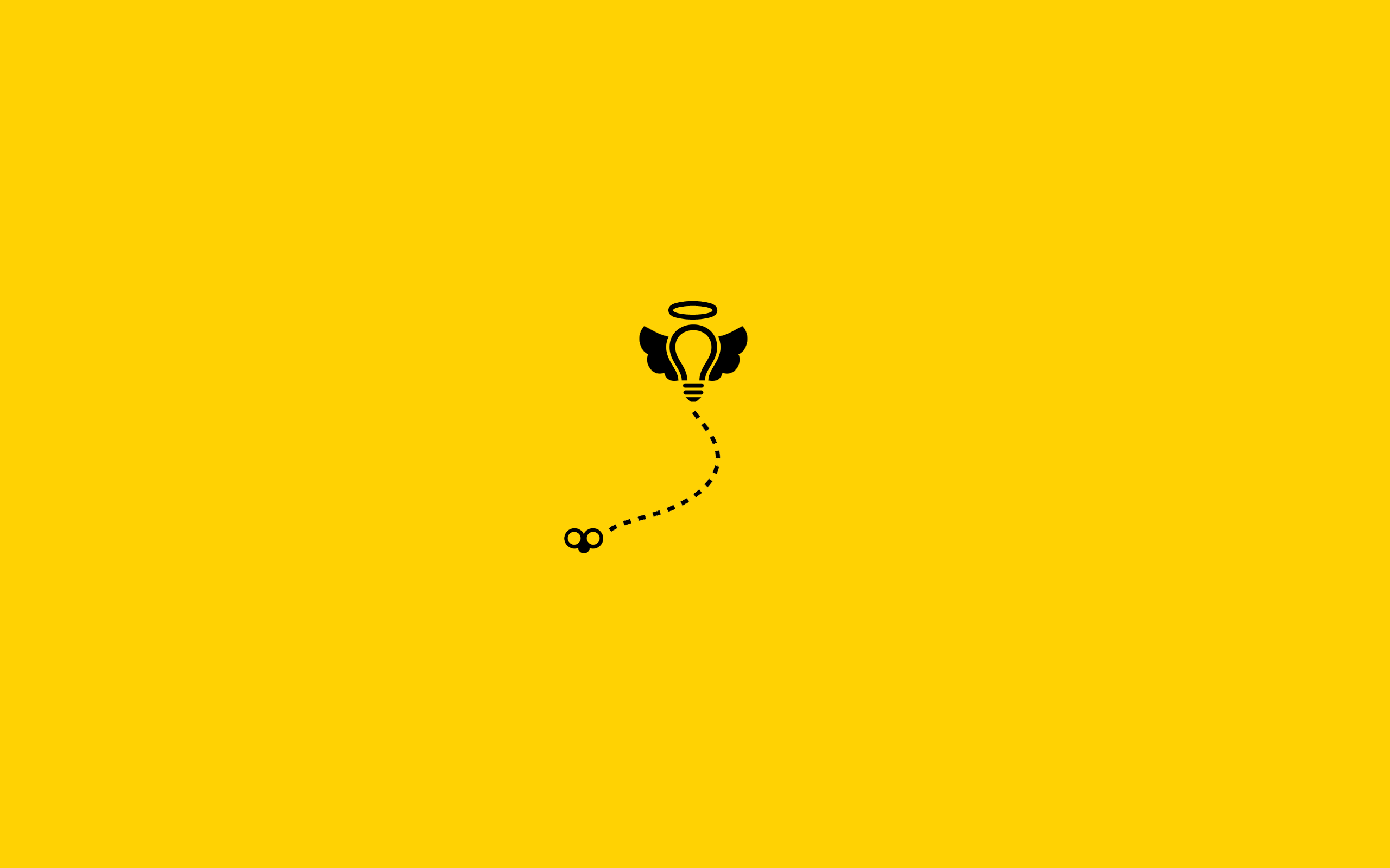 Yellow Minimalist Wallpapers