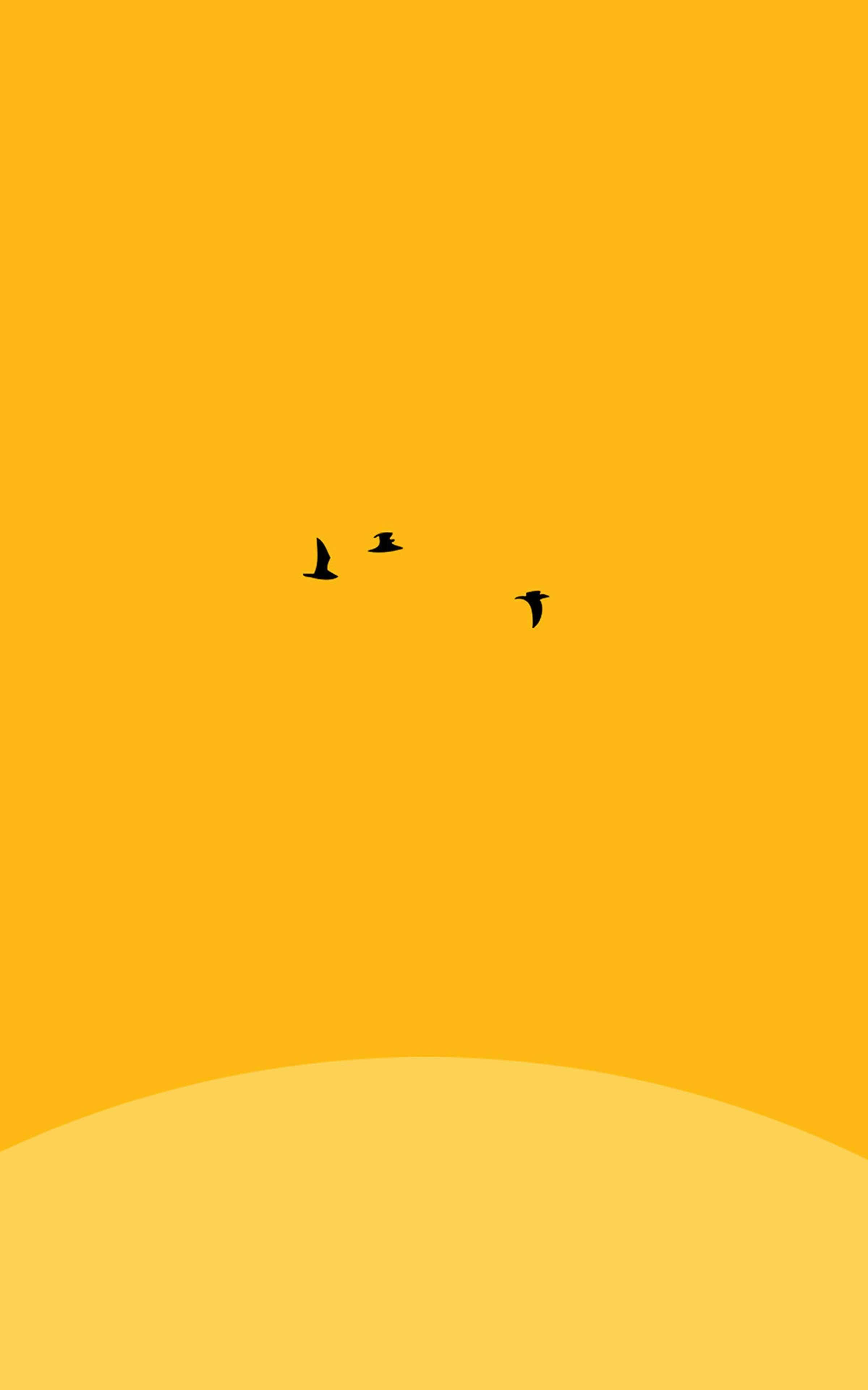 Yellow Minimalist Wallpapers