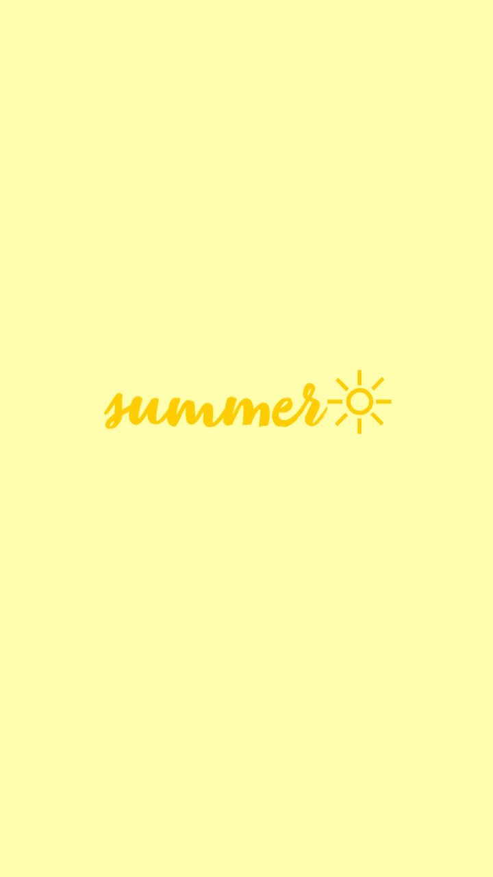 Yellow Summer Aesthetic Wallpapers