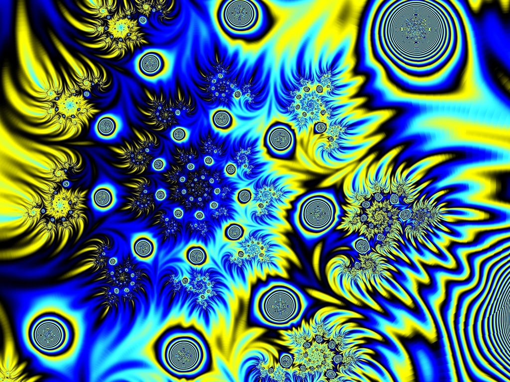 Yellow Trippy Wallpapers