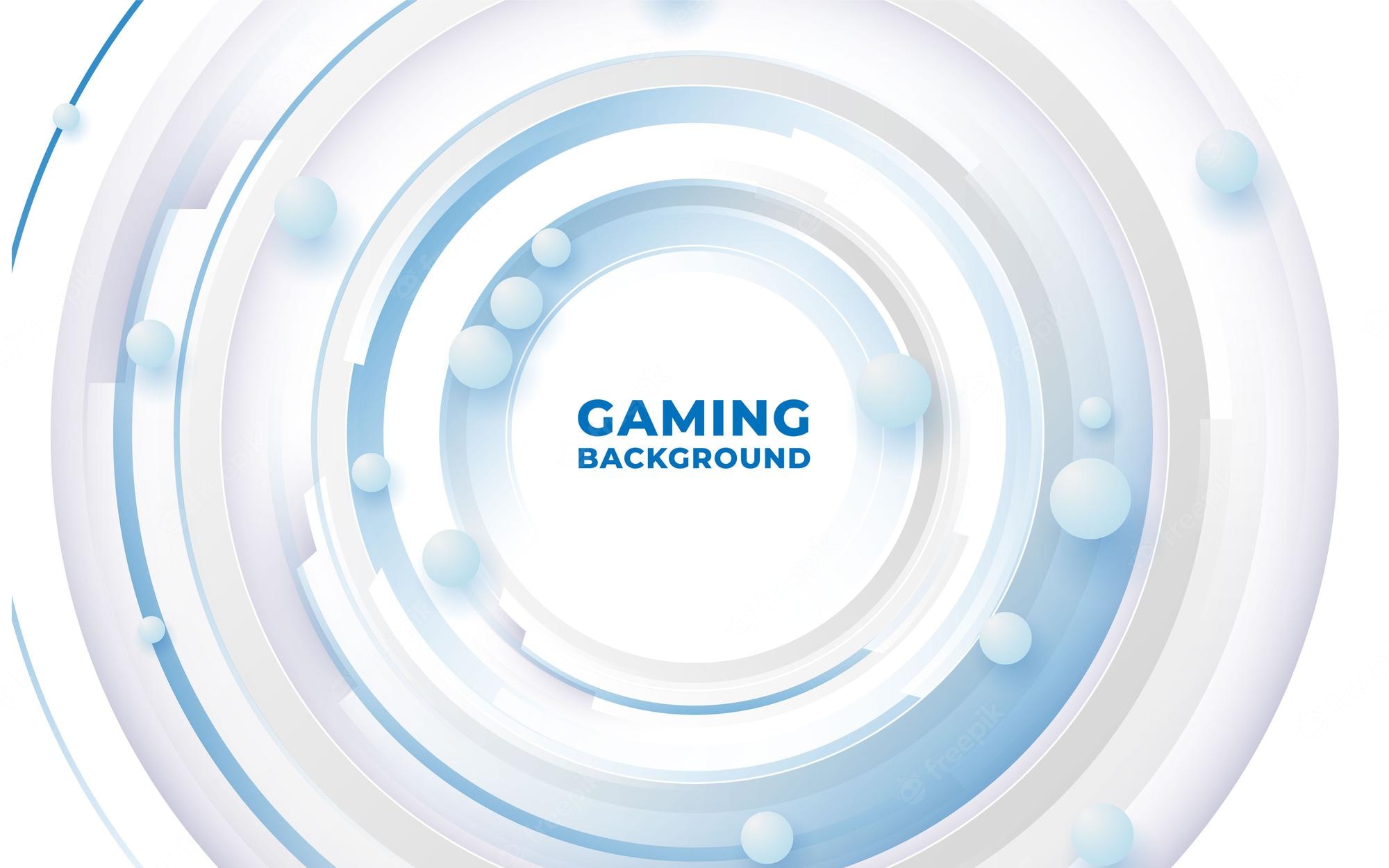 White Gaming Background