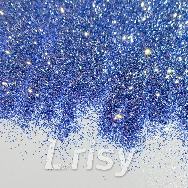 White Iridescent Glitter Background